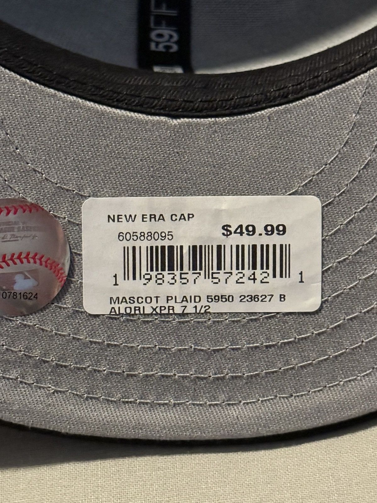 New Era Baltimore Orioles New Era 59Fifty Mascot Plaid Fitted Hat DS Size ONE SIZE - 8 Thumbnail