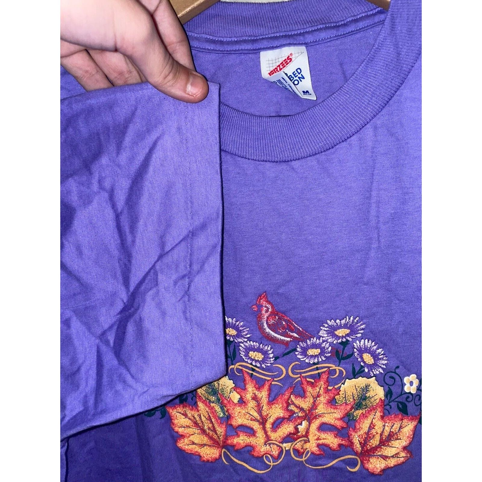 Jerzees Vintage Pennsylvania Fall Shirt Autumn Leaves Leaf Tee VTG M Size US M / EU 48-50 / 2 - 6 Thumbnail