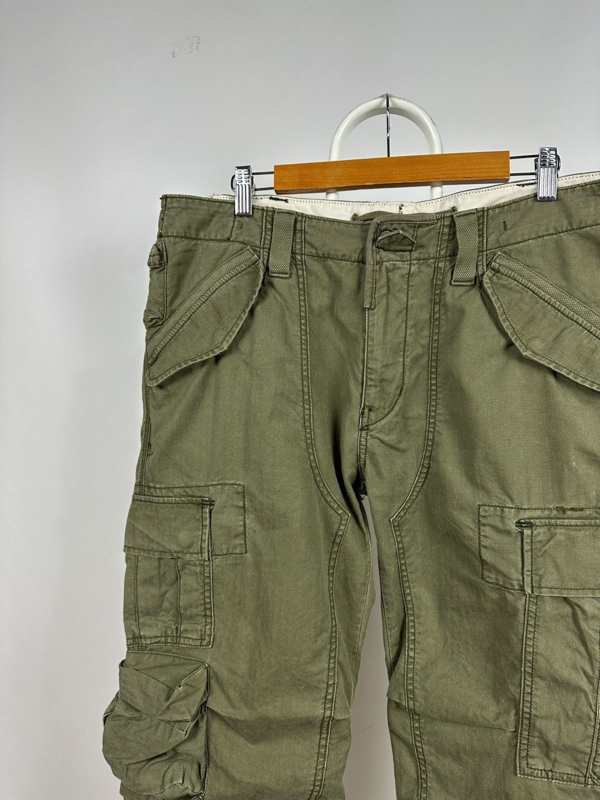 Japanese Brand Vintage Polo Ralph Lauren Cargo Tactical Multi Pockets Pants Size US 36 / EU 52 - 5 Thumbnail