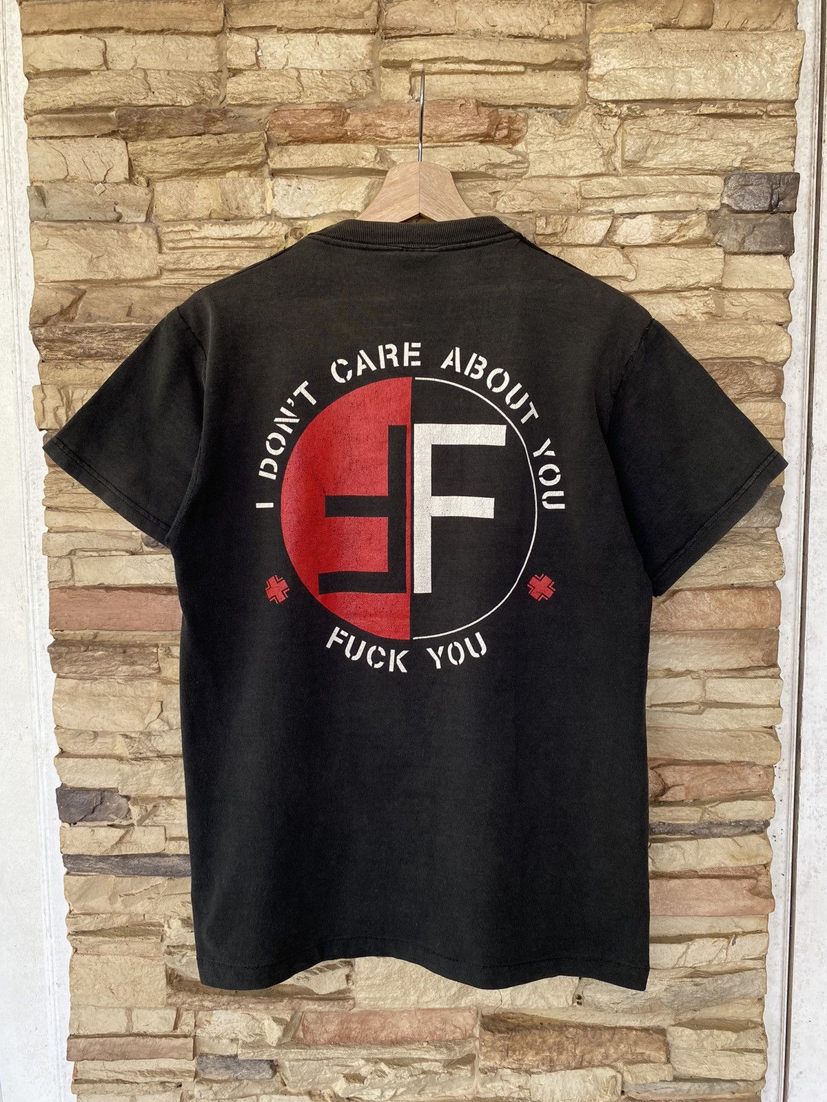 Vintage Rare Vintage Fear Hardcore Punk Rock Band Tees Distressed Size US M / EU 48-50 / 2 - 2 Thumbnail