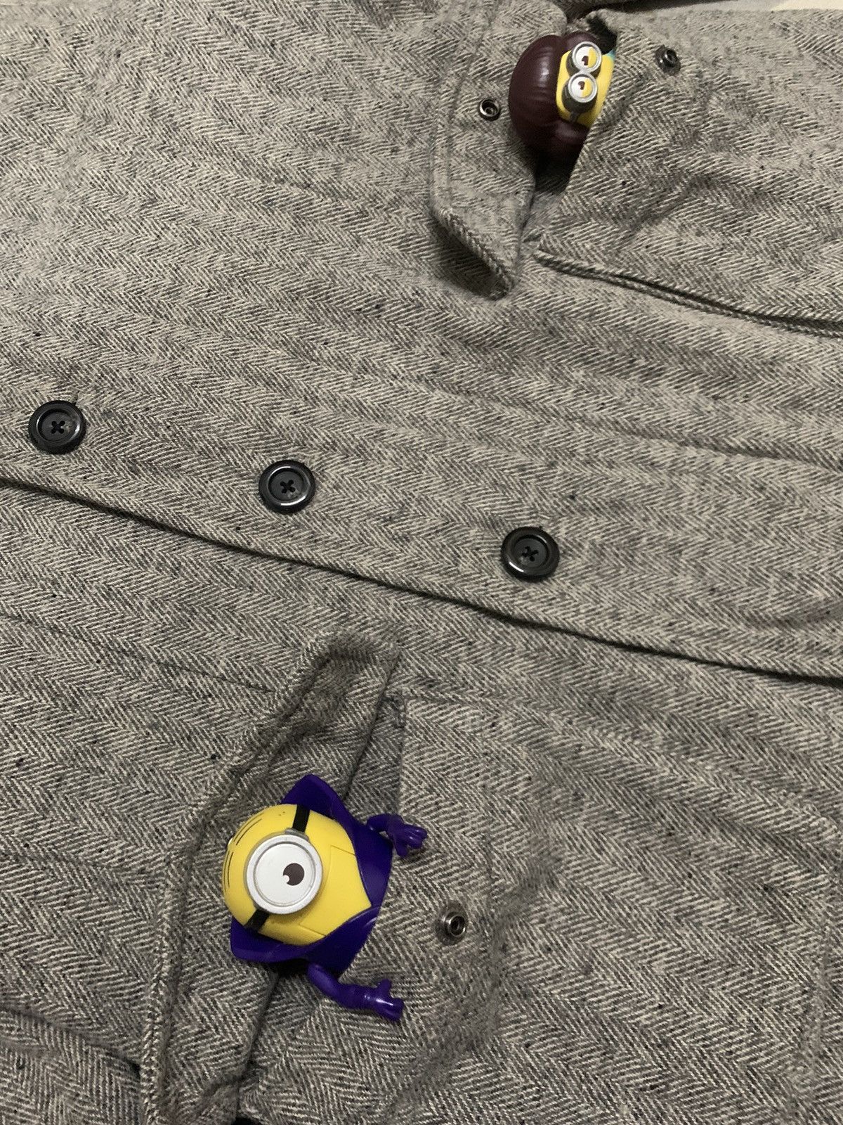 Beams Plus Japanese Beams Heart Wool Blend Herringbone Pattern Jacket Size US S / EU 44-46 / 1 - 7 Thumbnail