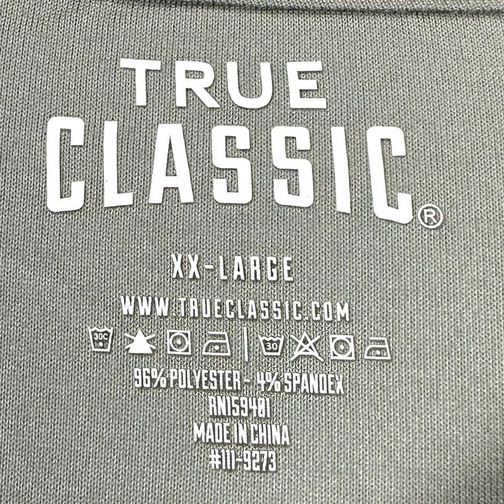 Vintage True Classic T-Shirt Adult 2XL Grey Athletic Cut Stretch Crewneck Tee Mens NEW Size US XXL / EU 58 / 5 - 4 Thumbnail