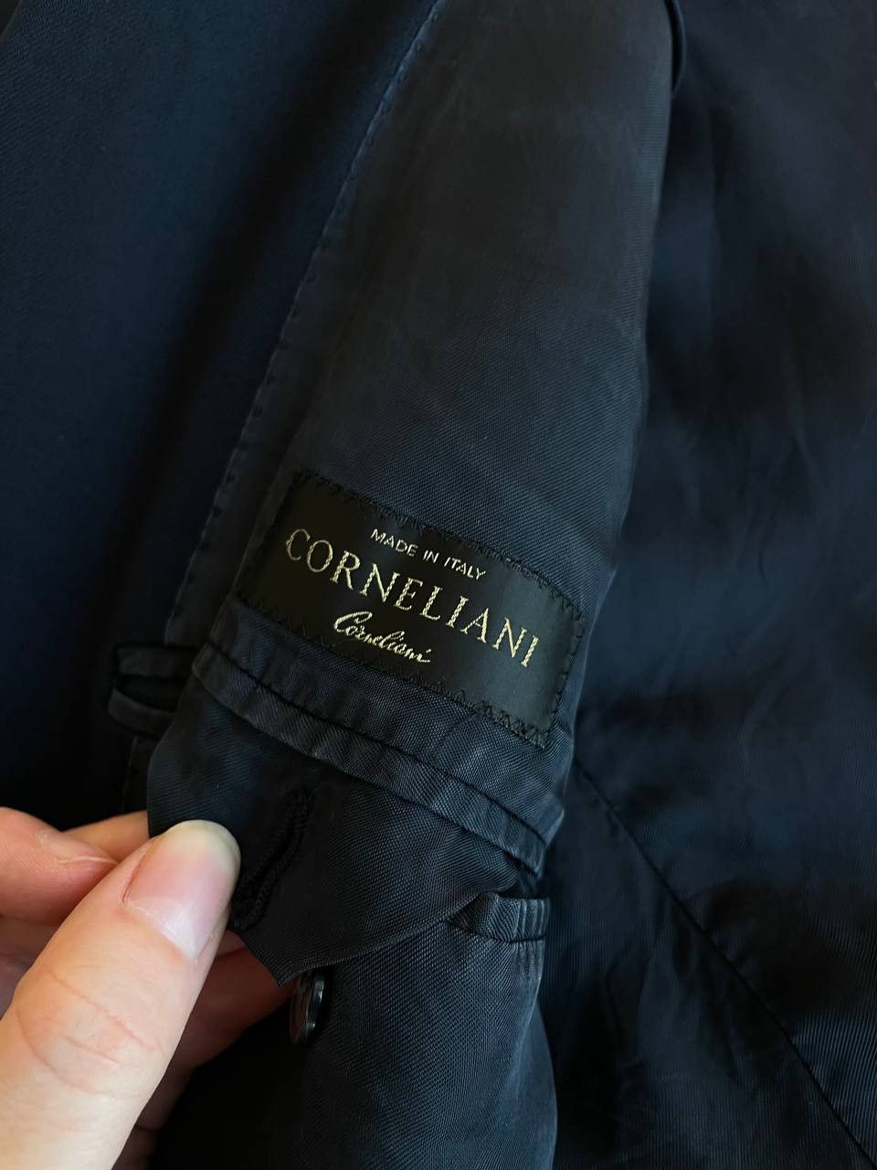 Corneliani Corneliani Blazer Sz 56 – Black with Blue Sheen Size 48R - 4 Thumbnail