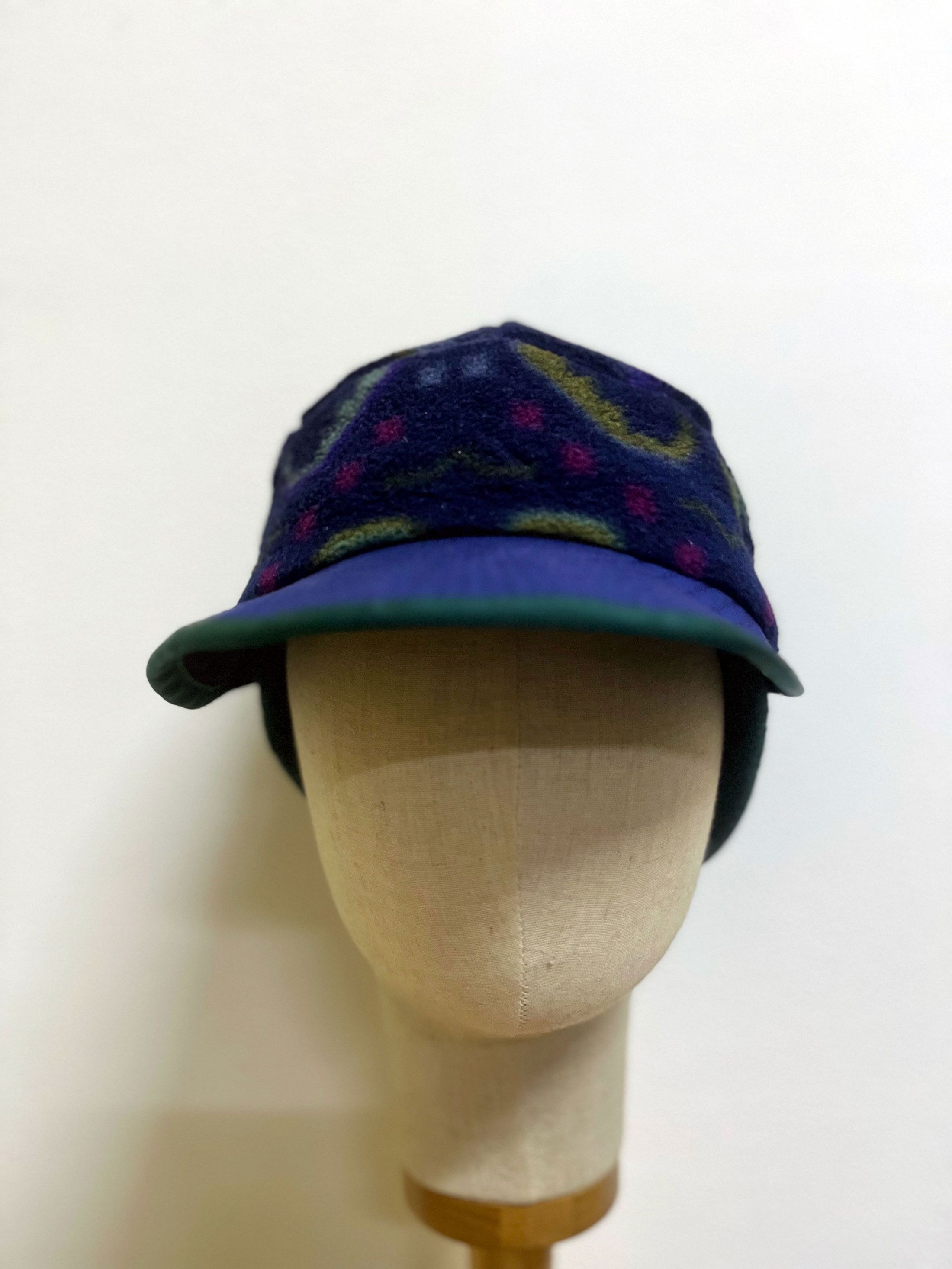 Sports Specialties Vintage Patagonia Ear Flap Full Printed Fleece Headwear Size ONE SIZE - 1 Thumbnail