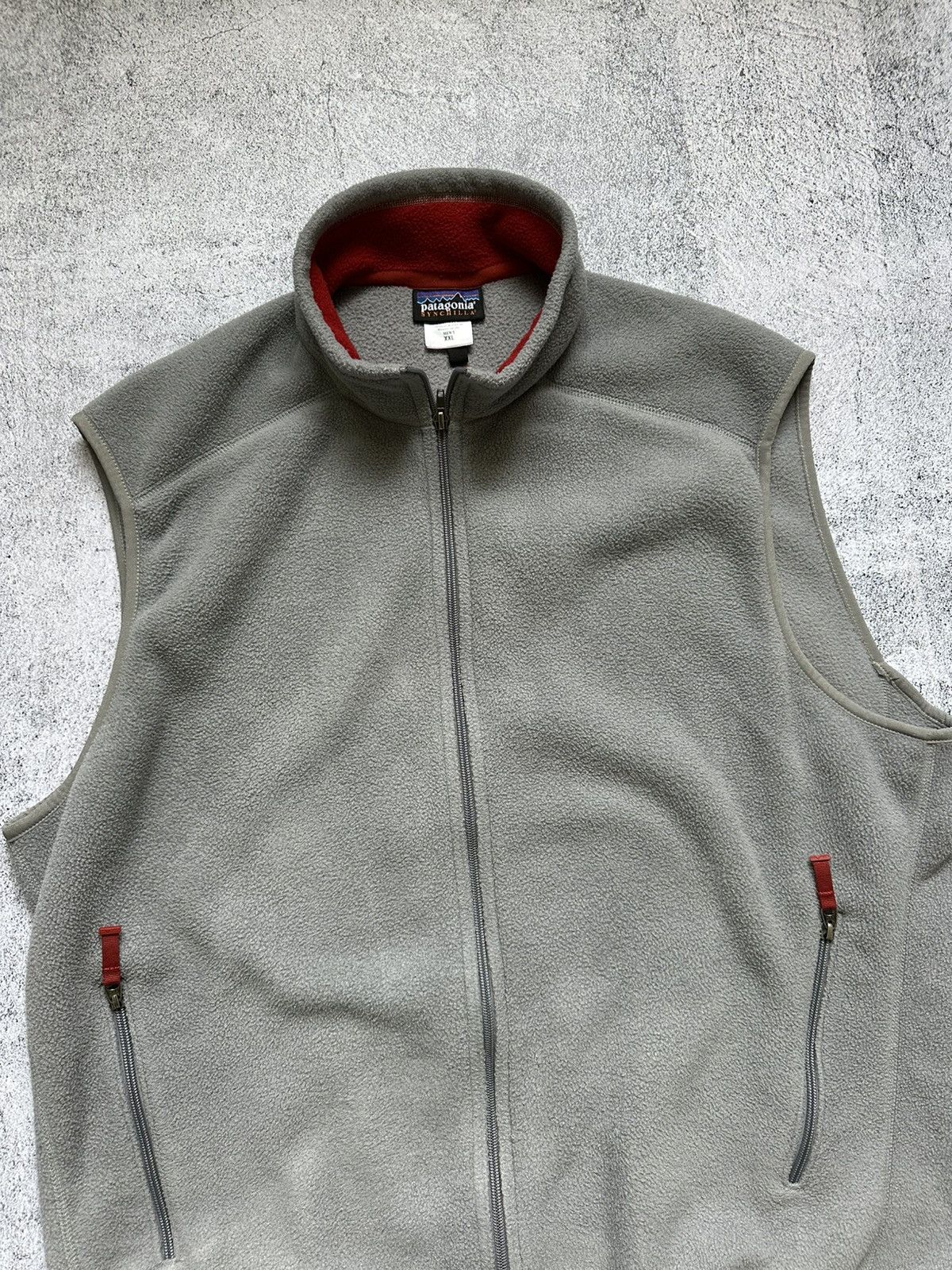 Patagonia Vintage Patagonia Synchilla Vest Oversize Fit Grey Outdoor Size US XL / EU 56 / 4 - 4 Thumbnail