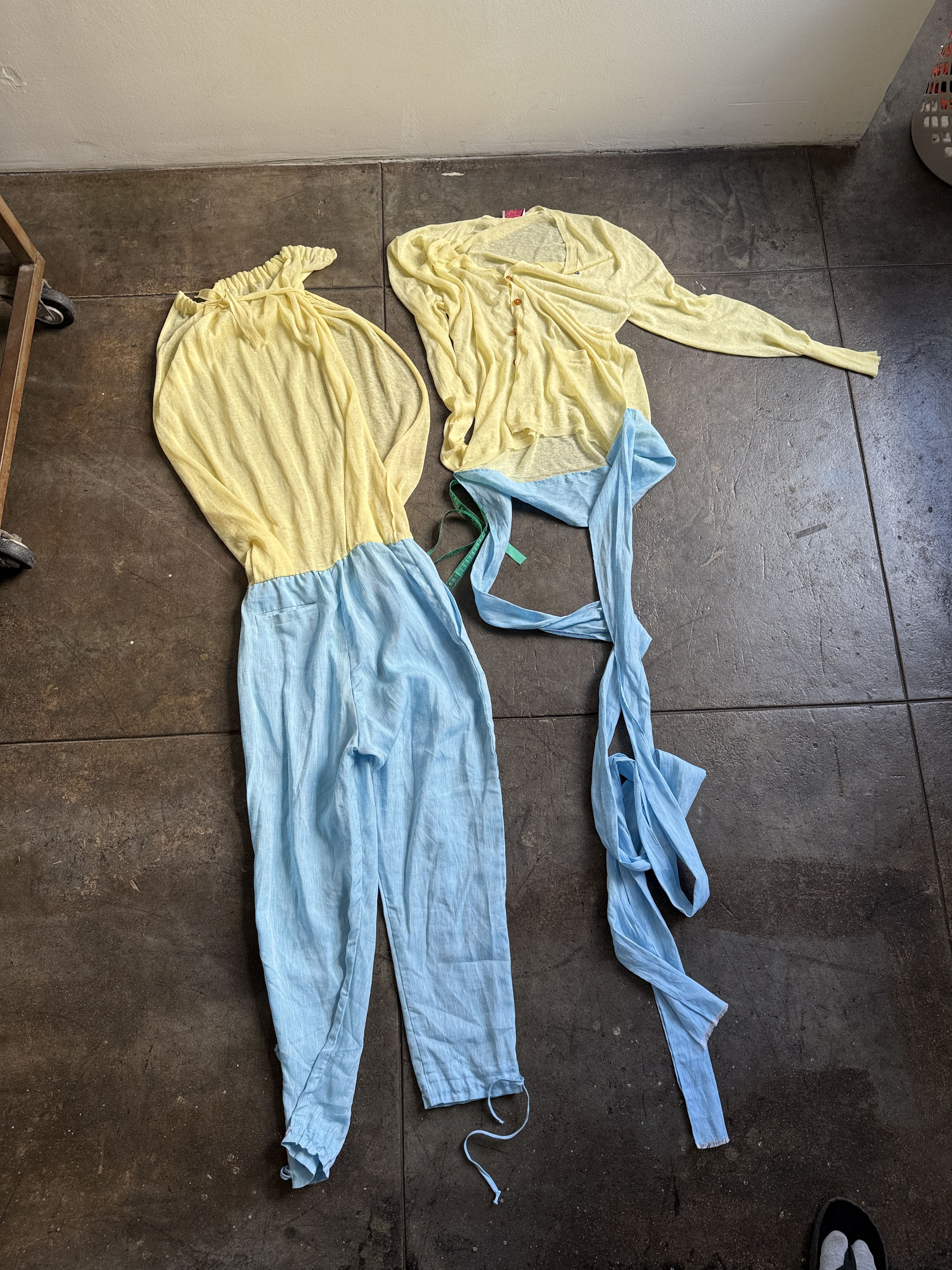 Vivienne Westwood 1/1 Sample INSANE SET Matching Linen Set S/S 2014 Size M / US 6-8 / IT 42-44 - 6 Thumbnail