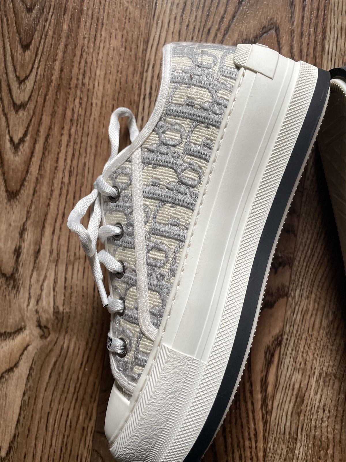 Christian Dior Monsieur CHRISTIAN DIOR - Walk'N'Dior Canvas Low-Top Sneakers Size US 5 / IT 35 - 6 Thumbnail