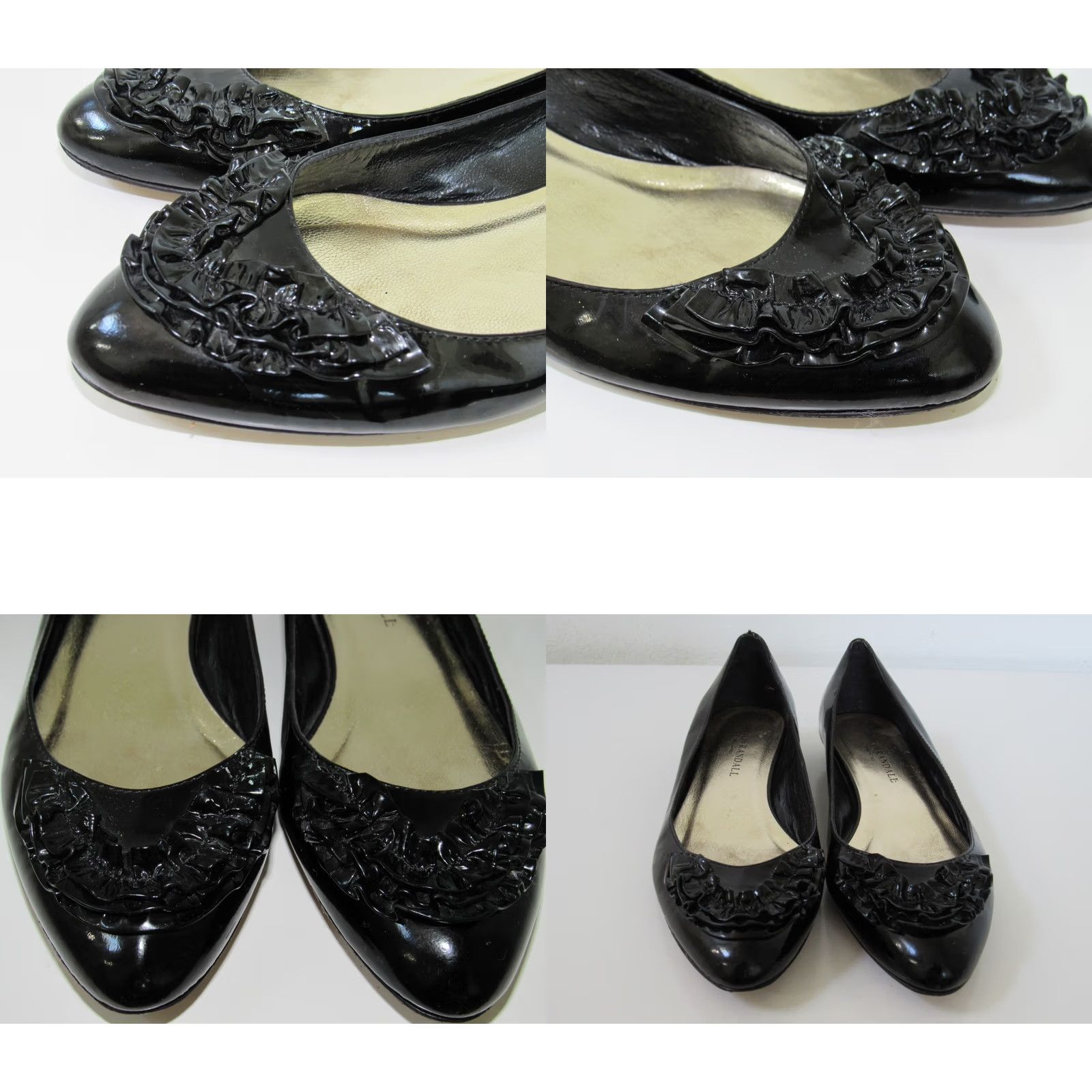 Loeffler Randall LOEFFLER RANDALL Black Ballet Flats Size 7B Women's Italian Leather Slip On Casual Leather Size US 7 / IT 37 - 9 Thumbnail