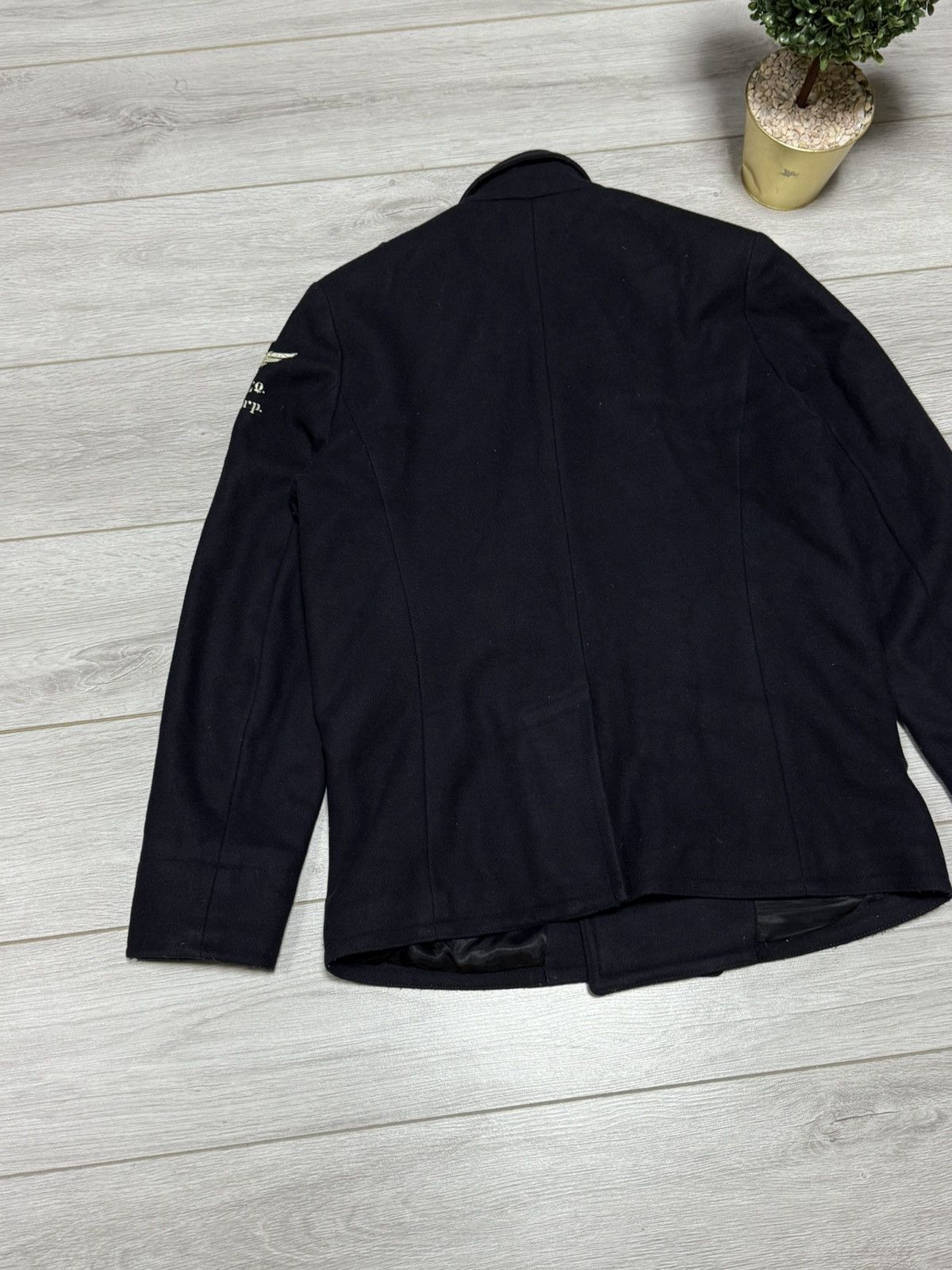 Polo Ralph Lauren POLO wool double breasted pea coat buttons jacket anchor Size US L / EU 52-54 / 3 - 12 Thumbnail
