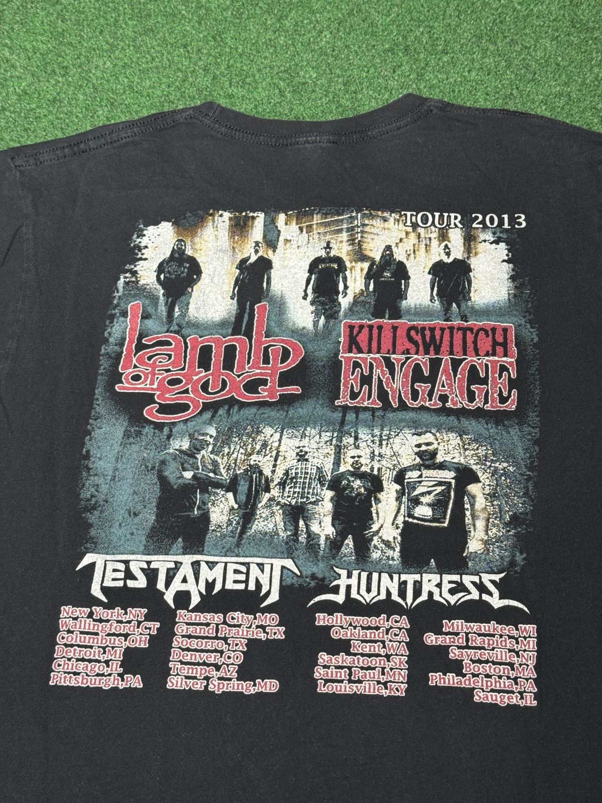 Band Tees Lamb Of God Killswitch Engage Testament Huntress L T Shirt Size US L / EU 52-54 / 3 - 4 Thumbnail