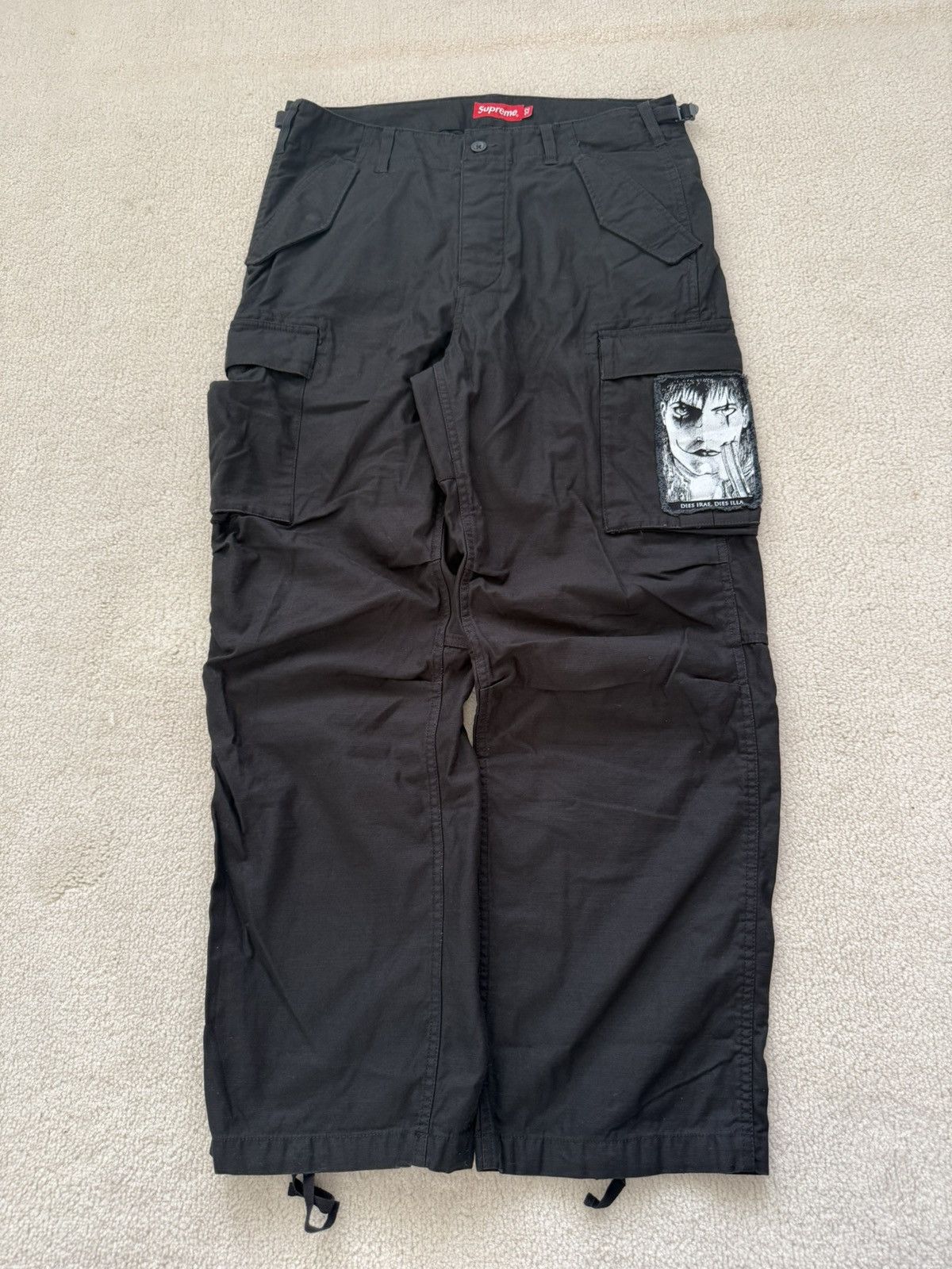 Supreme Supreme x The Crow Cargo Pants Black Size 32 Size US 32 / EU 48 - 1 Thumbnail