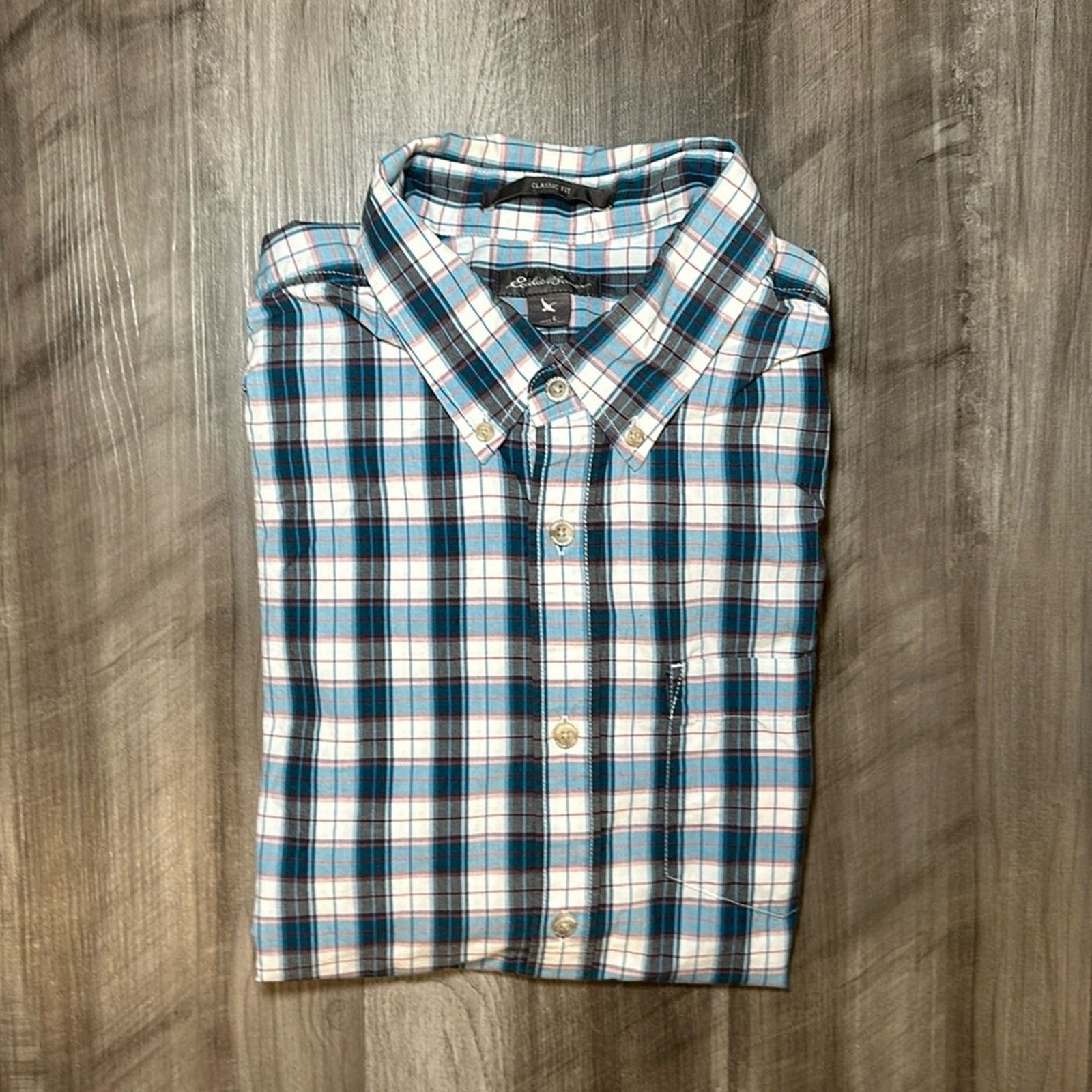 Eddie Bauer Eddie Bauer Classic Fit Long Sleeve Button Down - Large Size US L / EU 52-54 / 3 - 1 Thumbnail