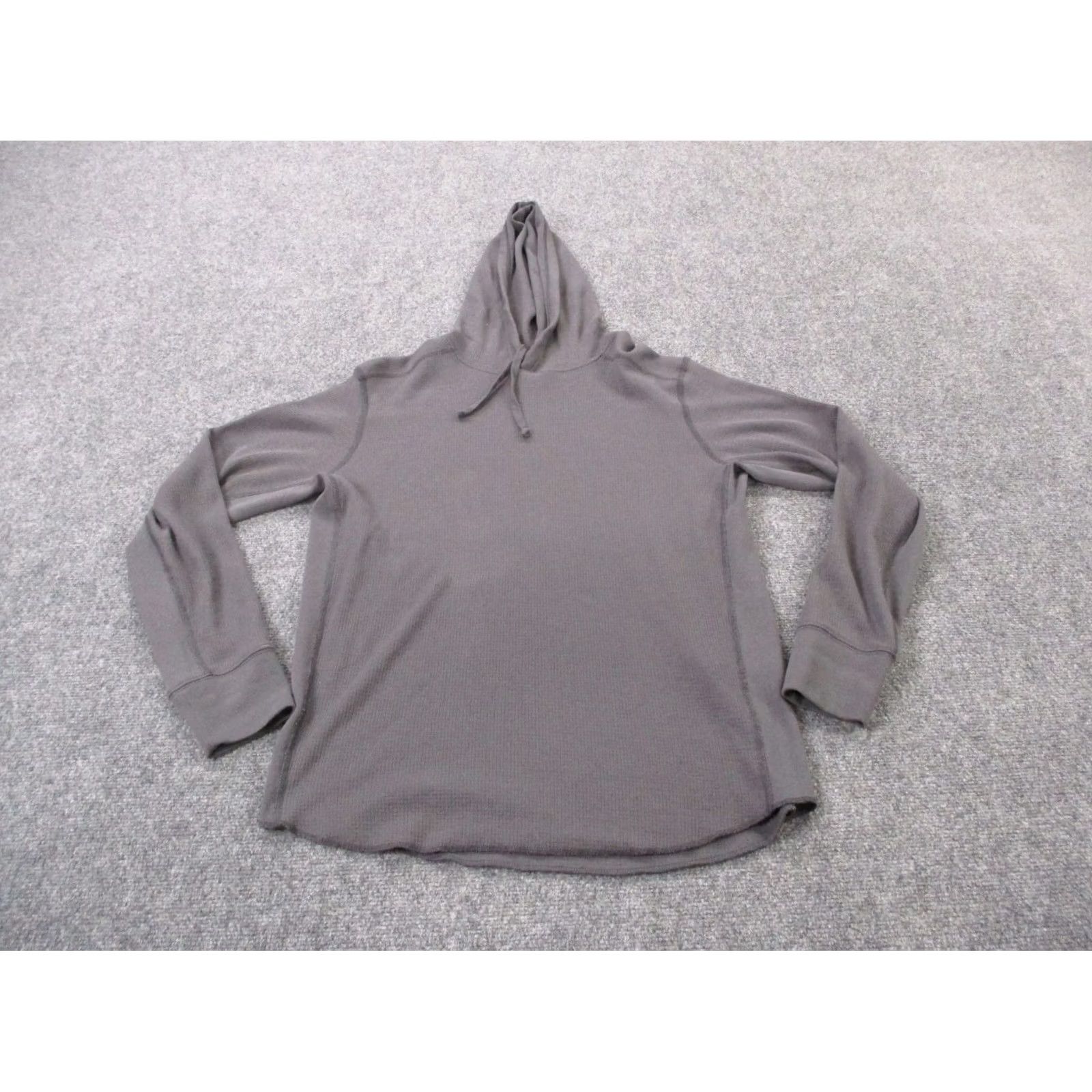 Rag & Bone rag & bone Hoodie Womens L Gray Logo Preppy Thermal Pullover Sweatshirt Casual Knit Crew Neck Long Sleeve Size L / US 10 / IT 46 - 2 Thumbnail