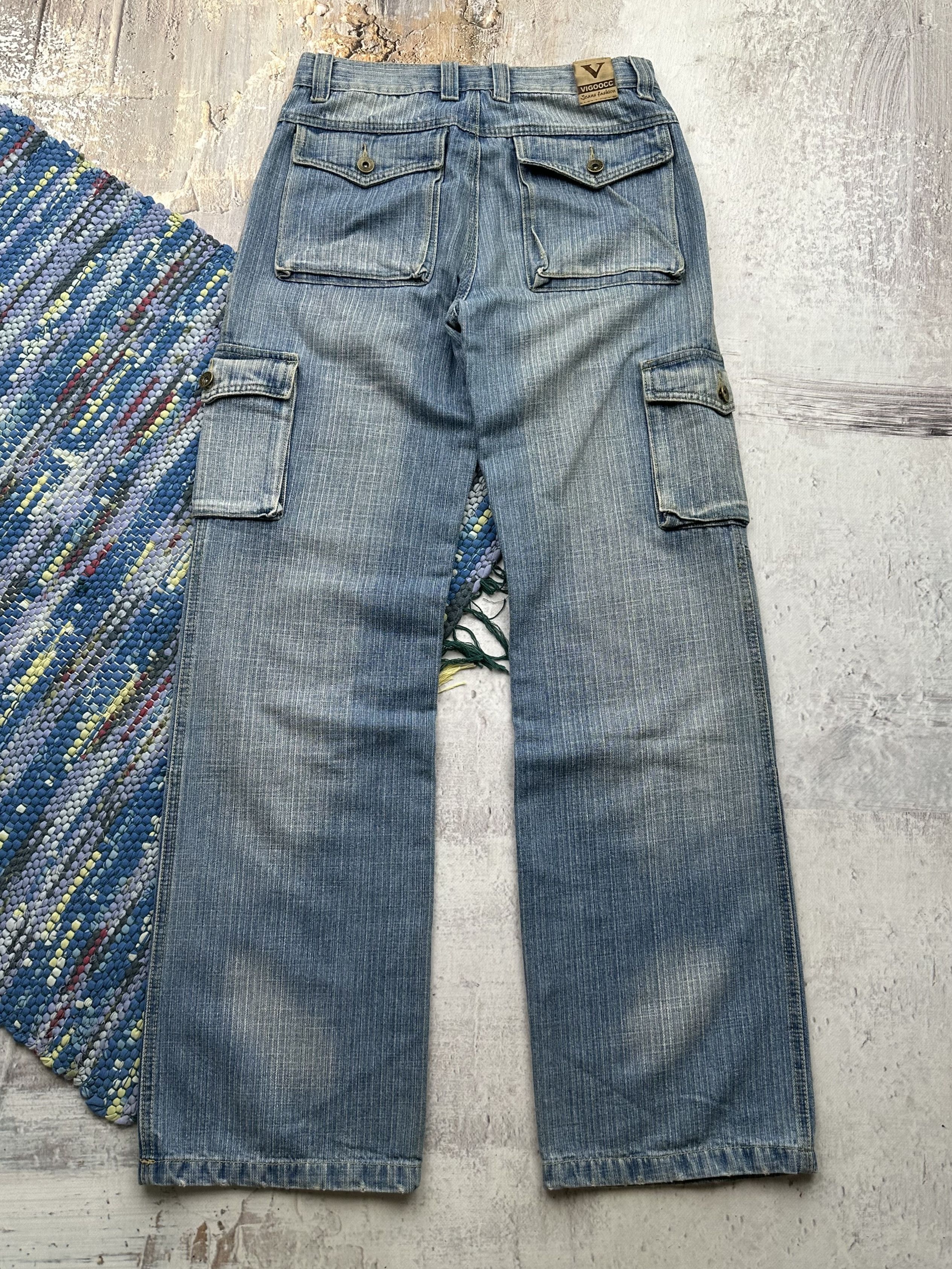 Japanese Brand Vintage Cargo Jeans A638(32) Size US 30 / EU 46 - 4 Thumbnail