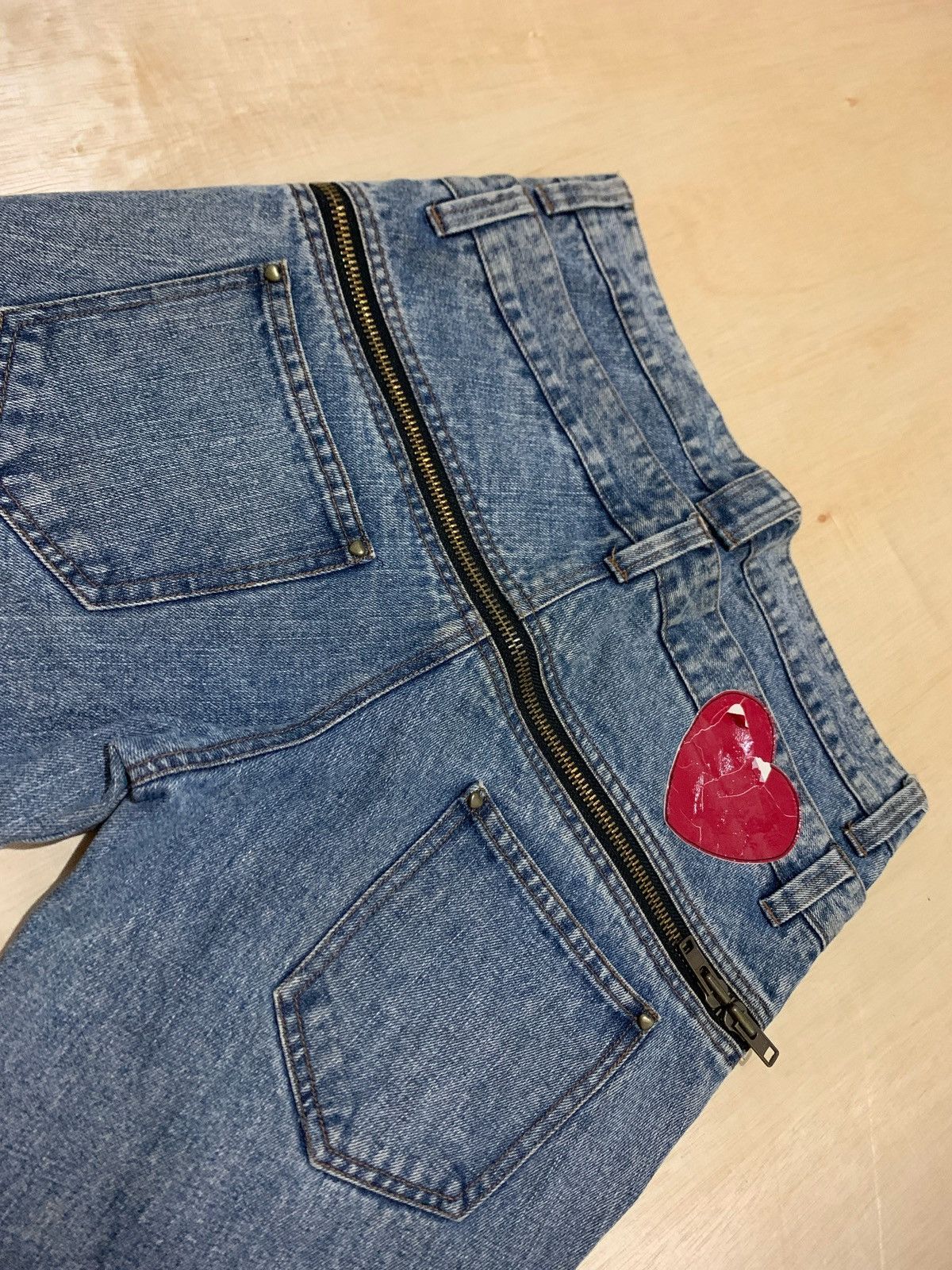 Hysteric Glamour × If Six Was Nine × Japanese Brand Vintage Y2k PMA Double Waist Zipper Jeans Size US 32 / EU 48 - 2 Thumbnail