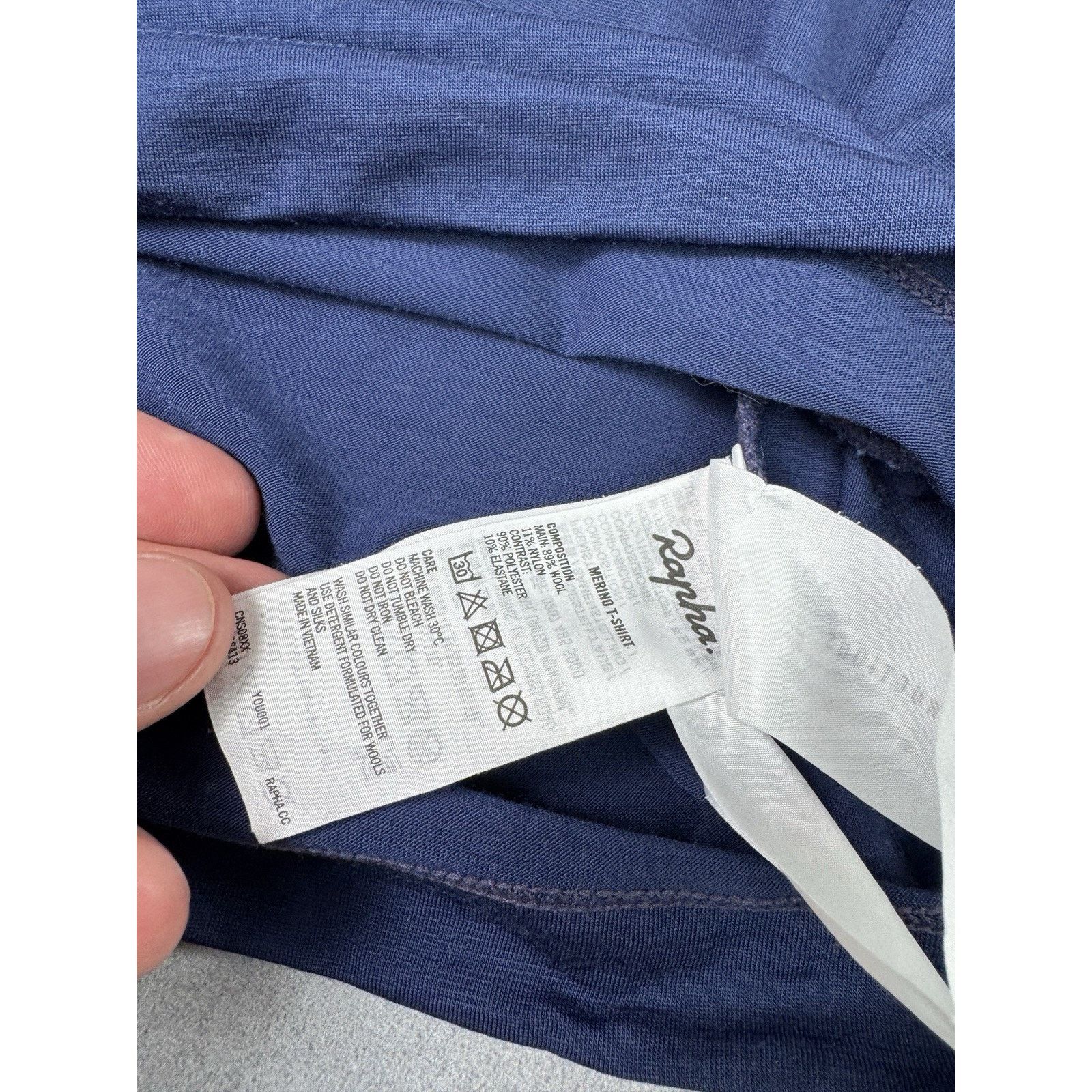 Rapha Rapha Men T Shirt Blue Merino Size L Cycling Tee Size US L / EU 52-54 / 3 - 14 Thumbnail