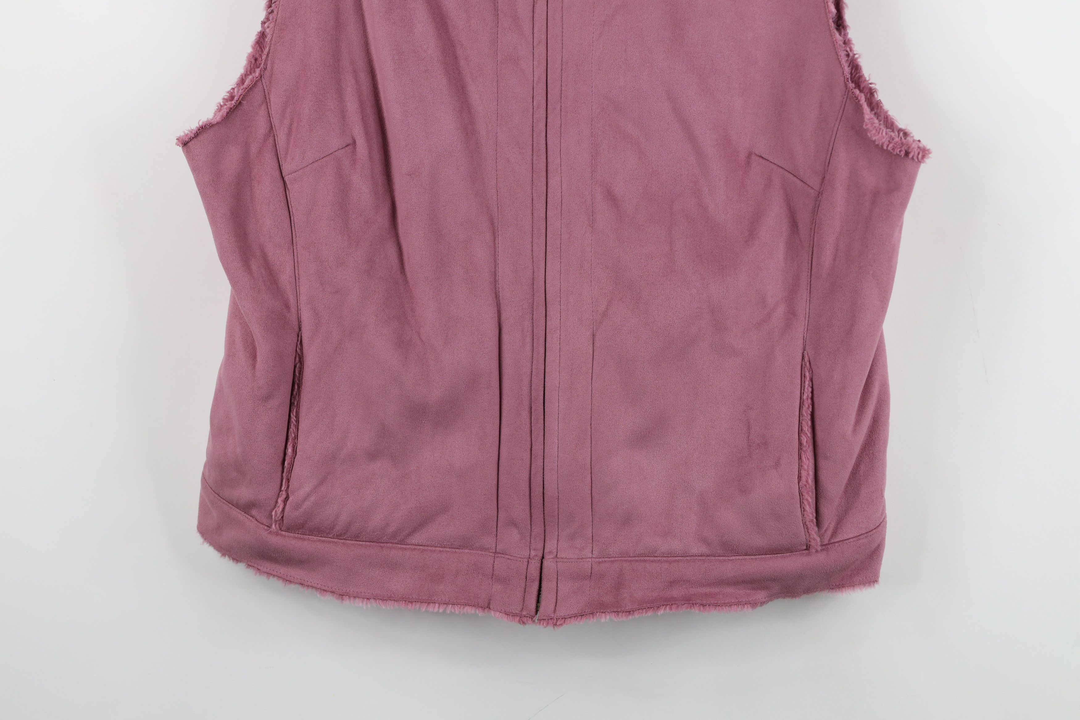 Pendleton Vintage 90s Pendleton Fleece Lined Microfiber Vest Jacket Size XL / US 12-14 / IT 48-50 - 3 Thumbnail