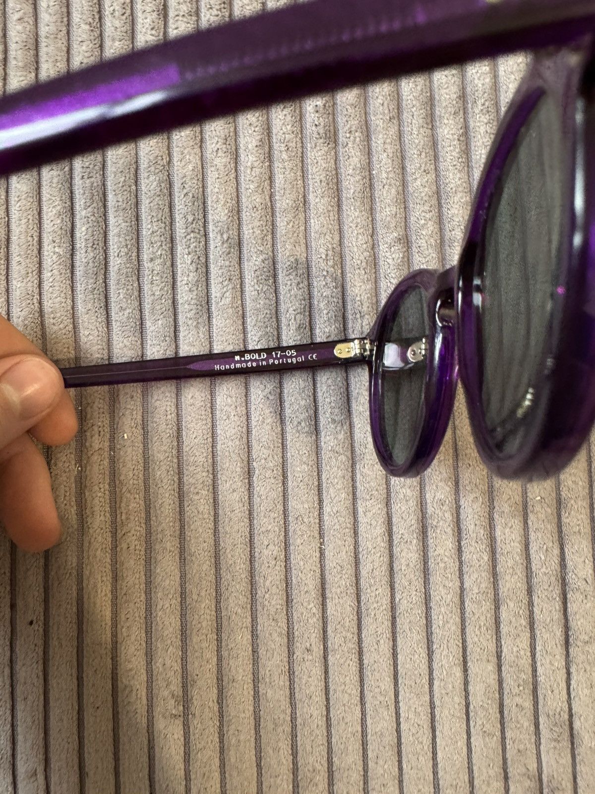 Our Legacy Our Legacy Bold Purple Sun Glasses Designer Streetwear Size ONE SIZE - 10 Thumbnail