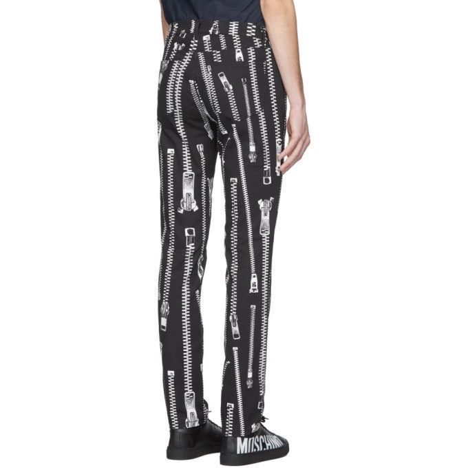 Moschino o1y0225 Jogger & Sweatpant in Black/White Size US 28 / EU 44 - 3 Thumbnail