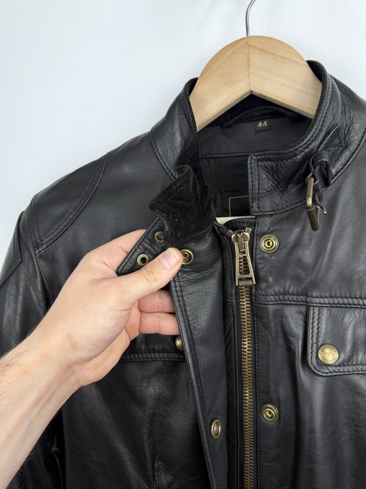 Belstaff 🇬🇧 Belstaff Pure Motorcycle Armored Leather Biker Jacket Rare Size US S / EU 44-46 / 1 - 12 Thumbnail