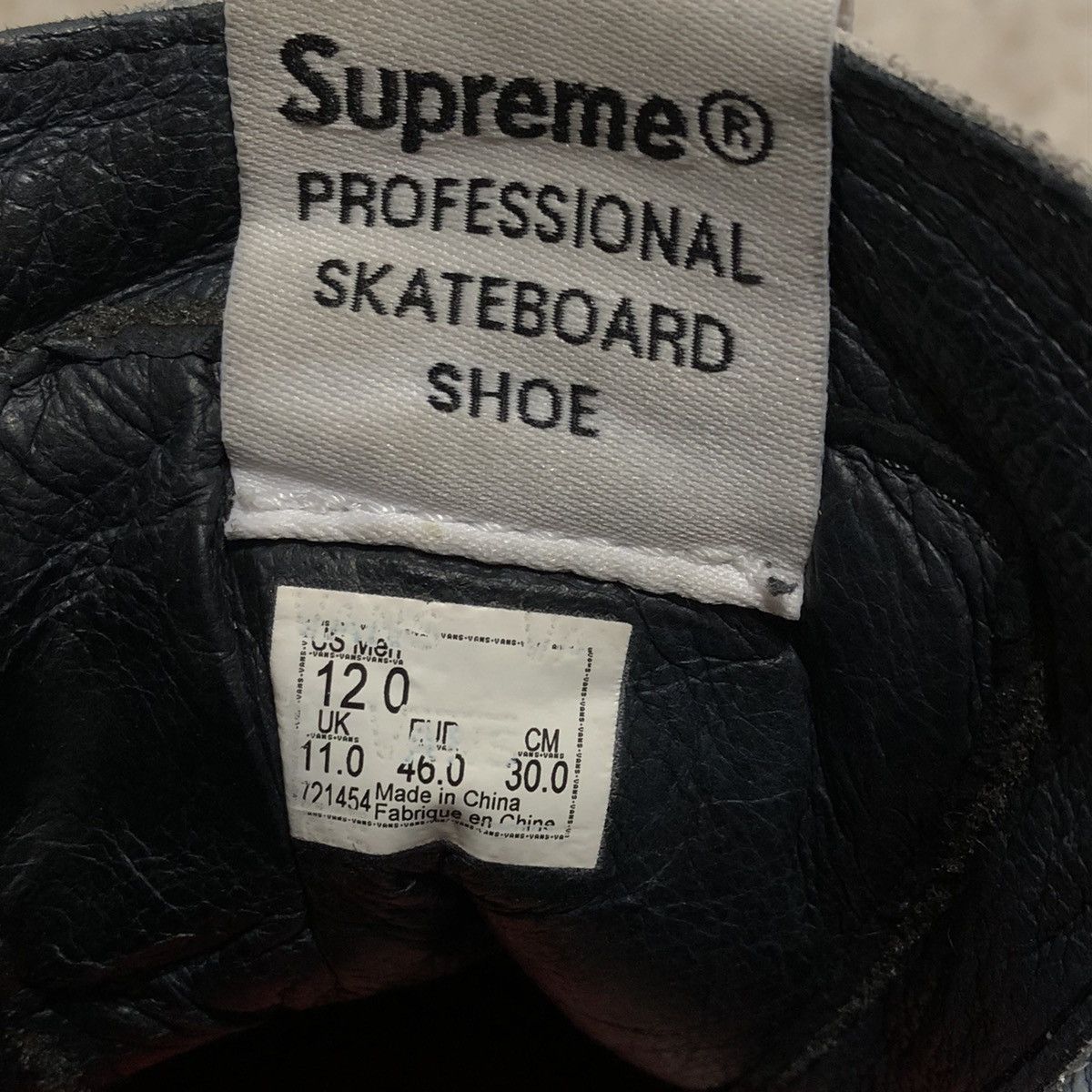 Supreme × Vans Supreme x Vans FTW Fuck the World Sk8-Hi Worn Size US 12 / EU 45 - 12 Thumbnail