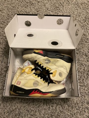 Jordan 5 off white sails