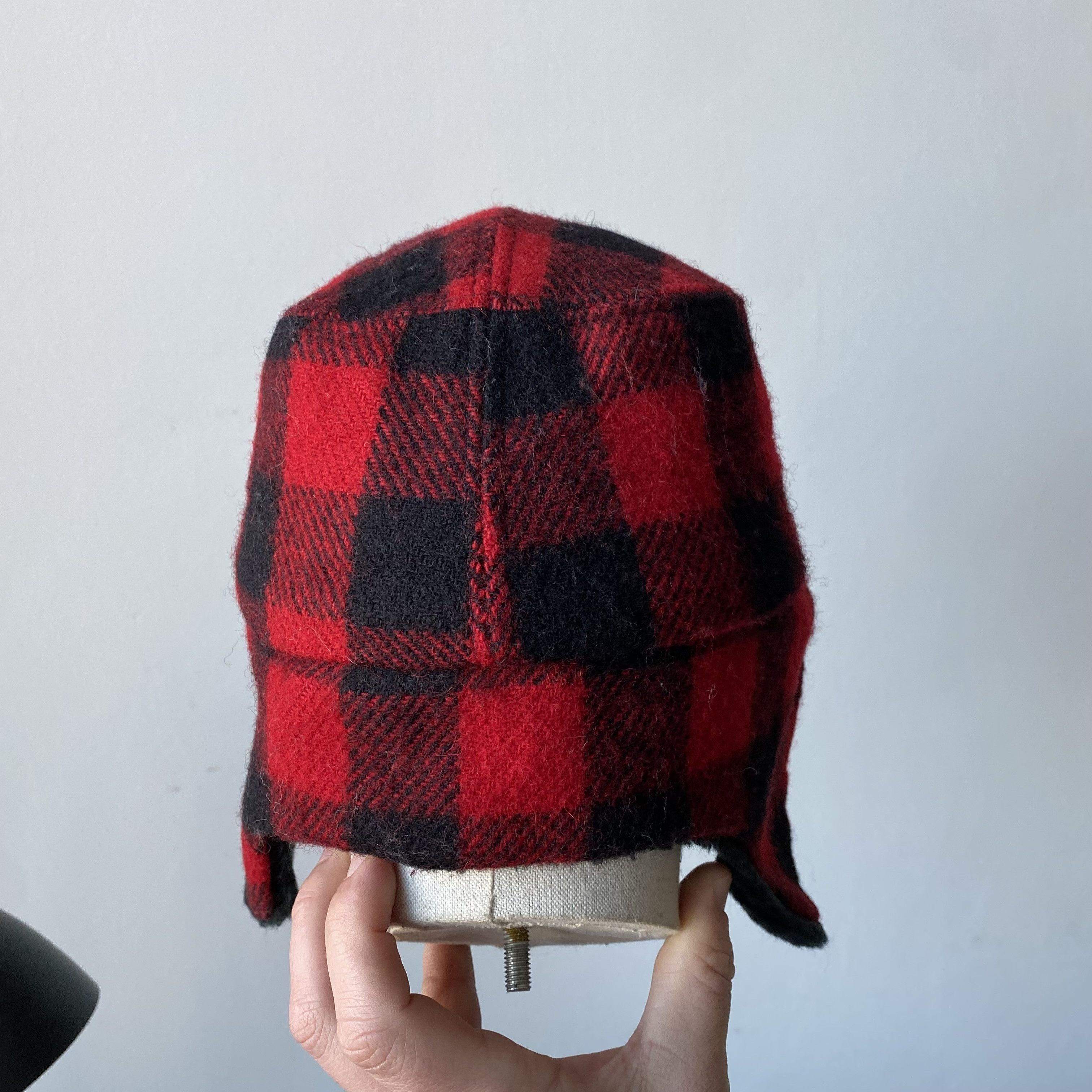 L.L. Bean Vintage 90s L.L. Bean Gore-Tex Winter Hat Cap Wool Plaid Size ONE SIZE - 4 Thumbnail