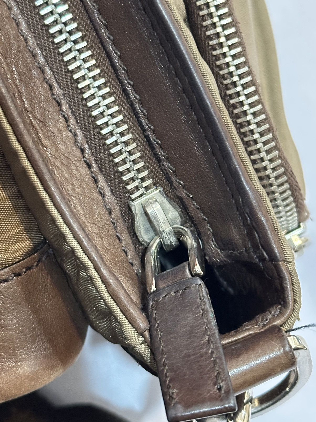 Prada Prada Tessuto and Leather Buckle Flap Shoulder Bag. Size ONE SIZE - 23 Thumbnail