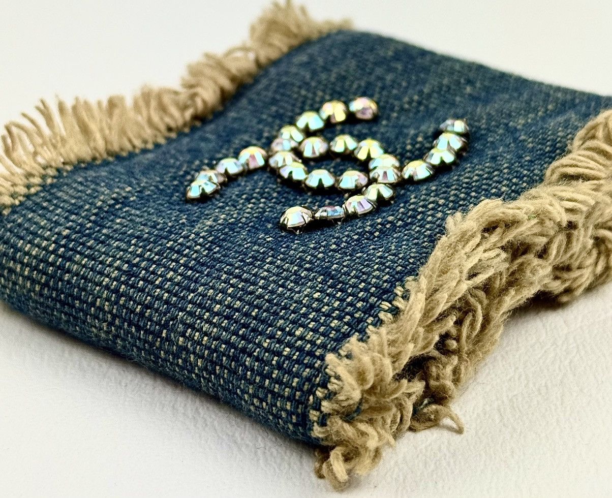 Chanel Chanel - Karl - FW/01 - Denim - Rhinestone - CC - Logo Cuff Size ONE SIZE - 10 Thumbnail