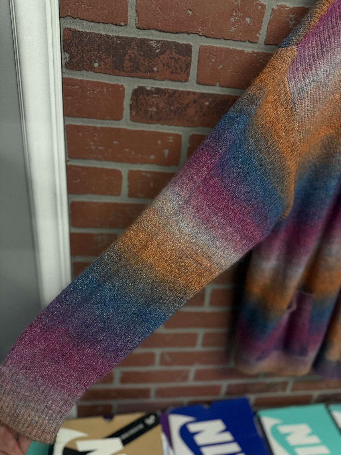 Alexander McQueen Alexander McQueen Knit Sweater Colorful Size XL 🧼 Size US XL / EU 56 / 4 - 4 Thumbnail