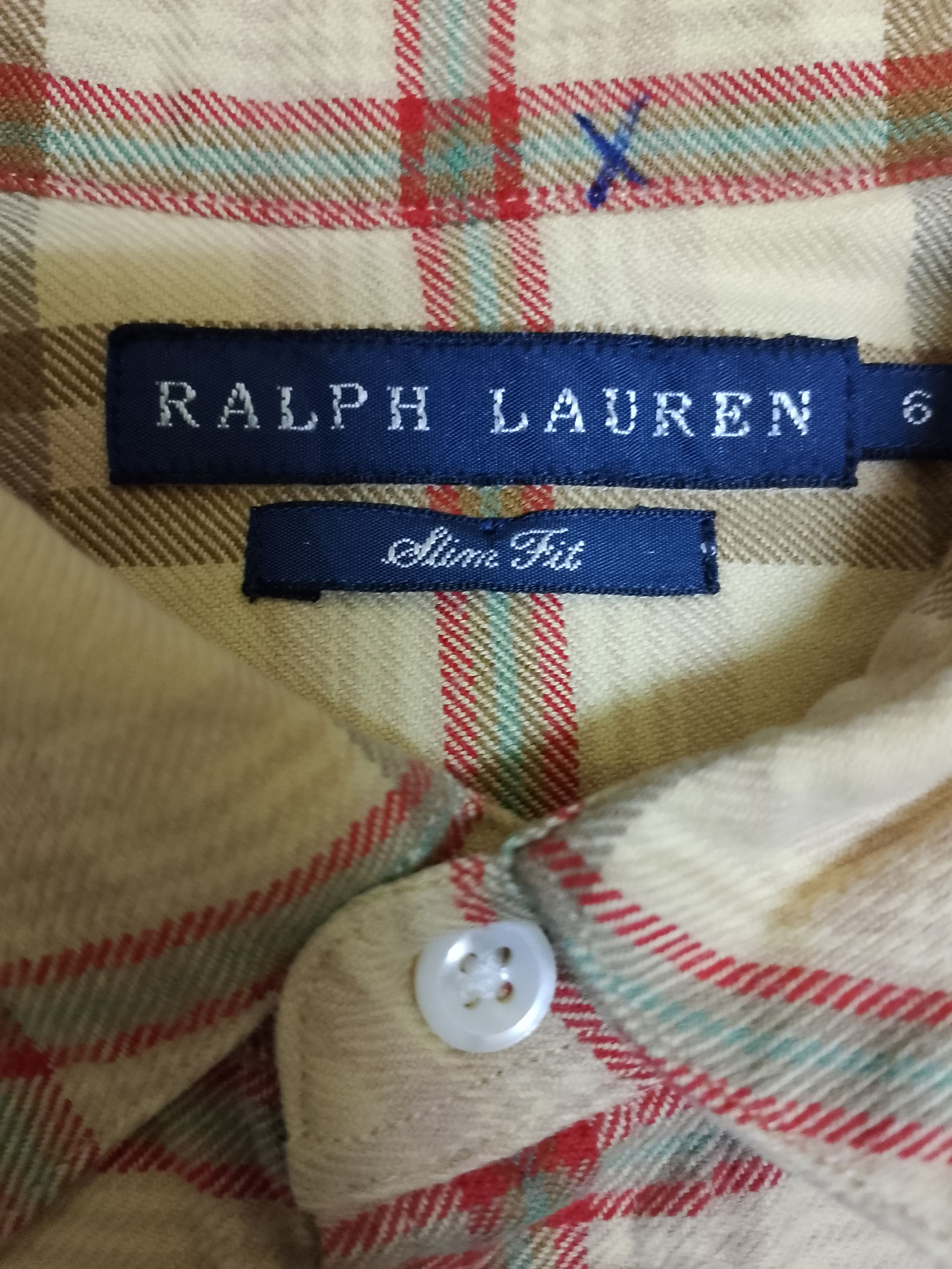 Polo Ralph Lauren × Ralph Lauren × Vintage Ralph Lauren flannel pearl snap buttons Size M / US 6-8 / IT 42-44 - 6 Thumbnail
