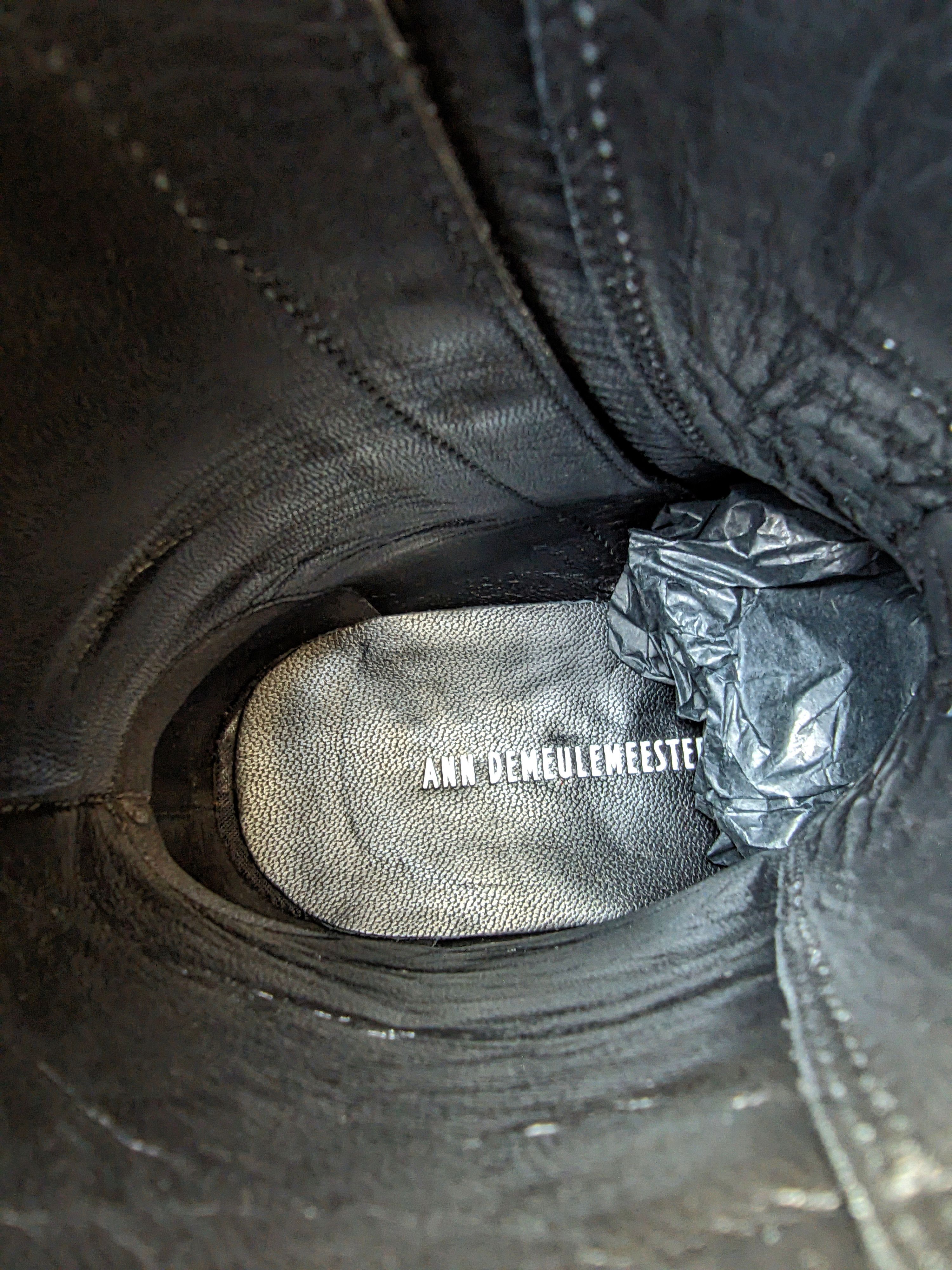 Ann Demeulemeester Ann Demeulemeester leather boots Size US 5 / IT 35 - 6 Thumbnail