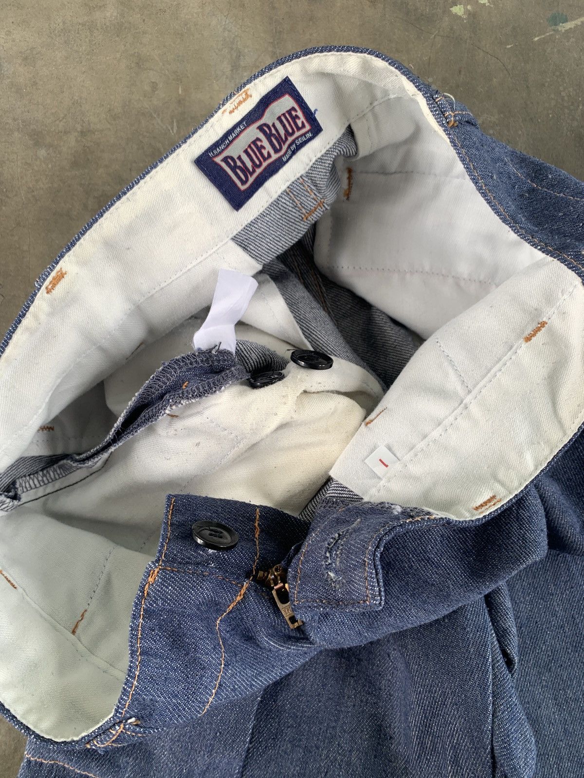 Blue Blue Japan BlueBlue Japan Half Cargopants Denim Size US 27 - 10 Thumbnail