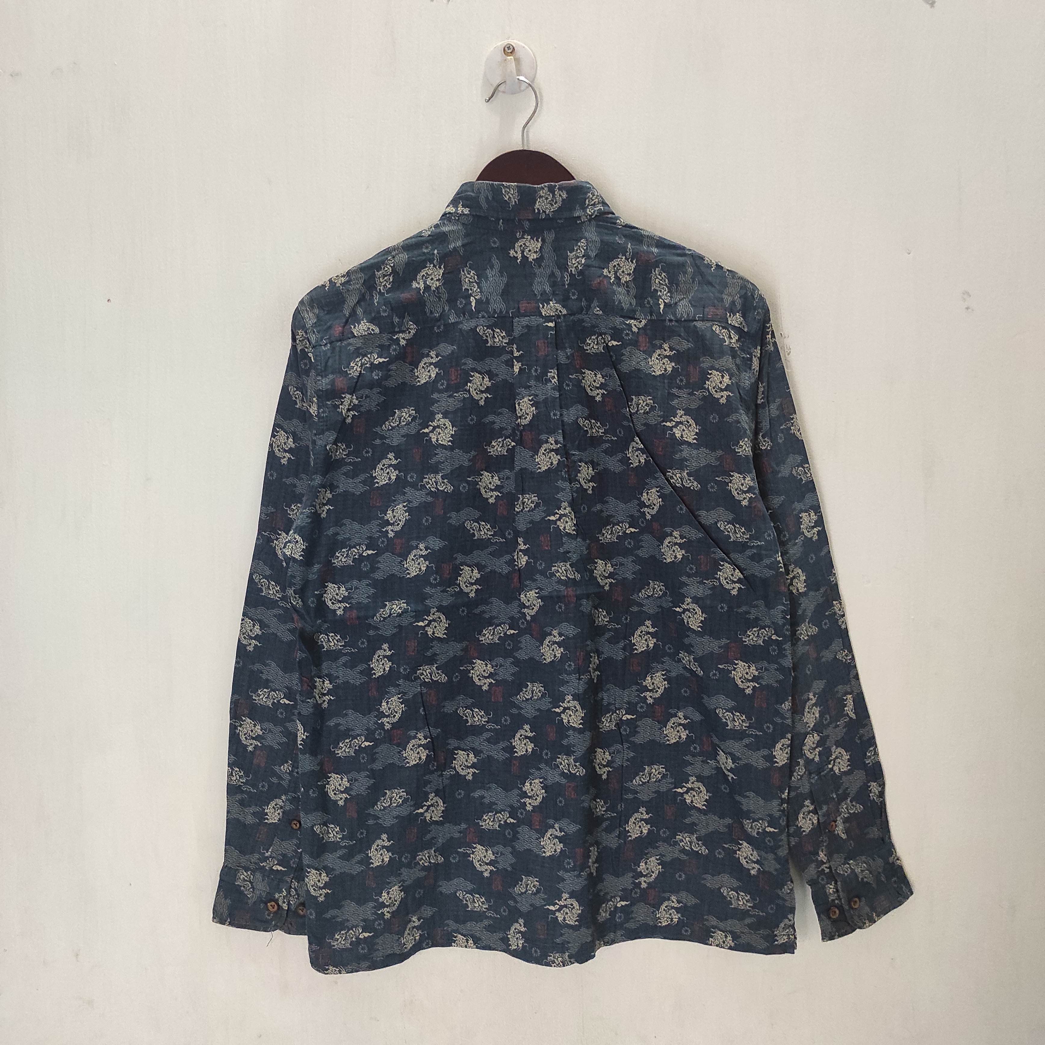 Sugar Cane Vintage Sugar Cane Full Print Dragon Shirt Size US M / EU 48-50 / 2 - 12 Thumbnail