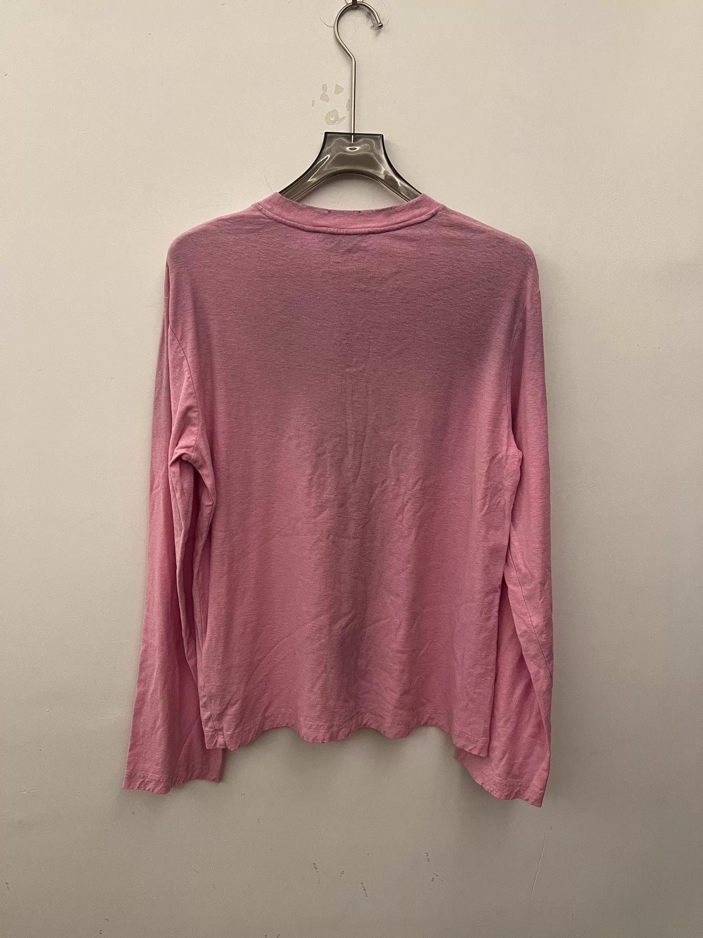 Acne Studios Acne Vintage 1996 Logo Print Drop-Shoulder Tee Candy Pink XS Size US XS / EU 42 / 0 - 3 Thumbnail