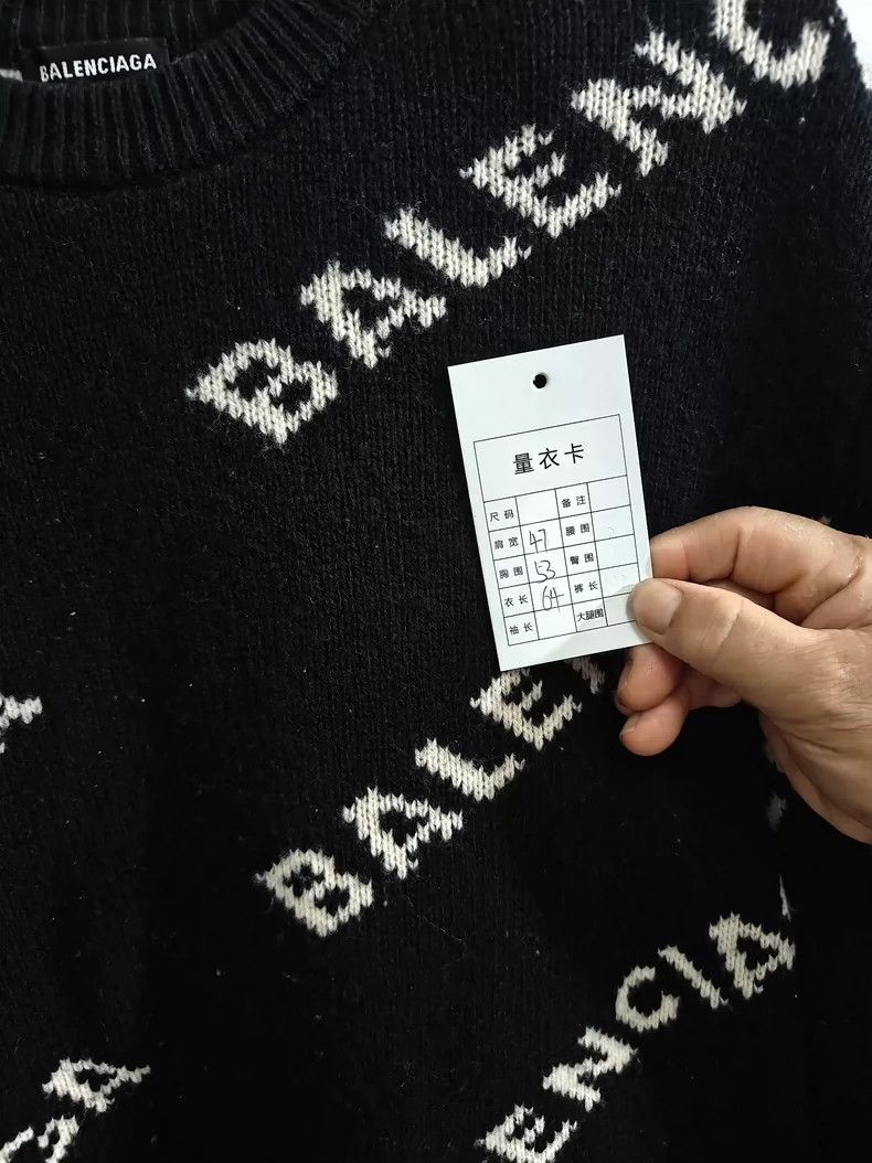 Balenciaga Balenciaga Danmaku Full Print Knit Sweater Size US XS / EU 42 / 0 - 5 Thumbnail