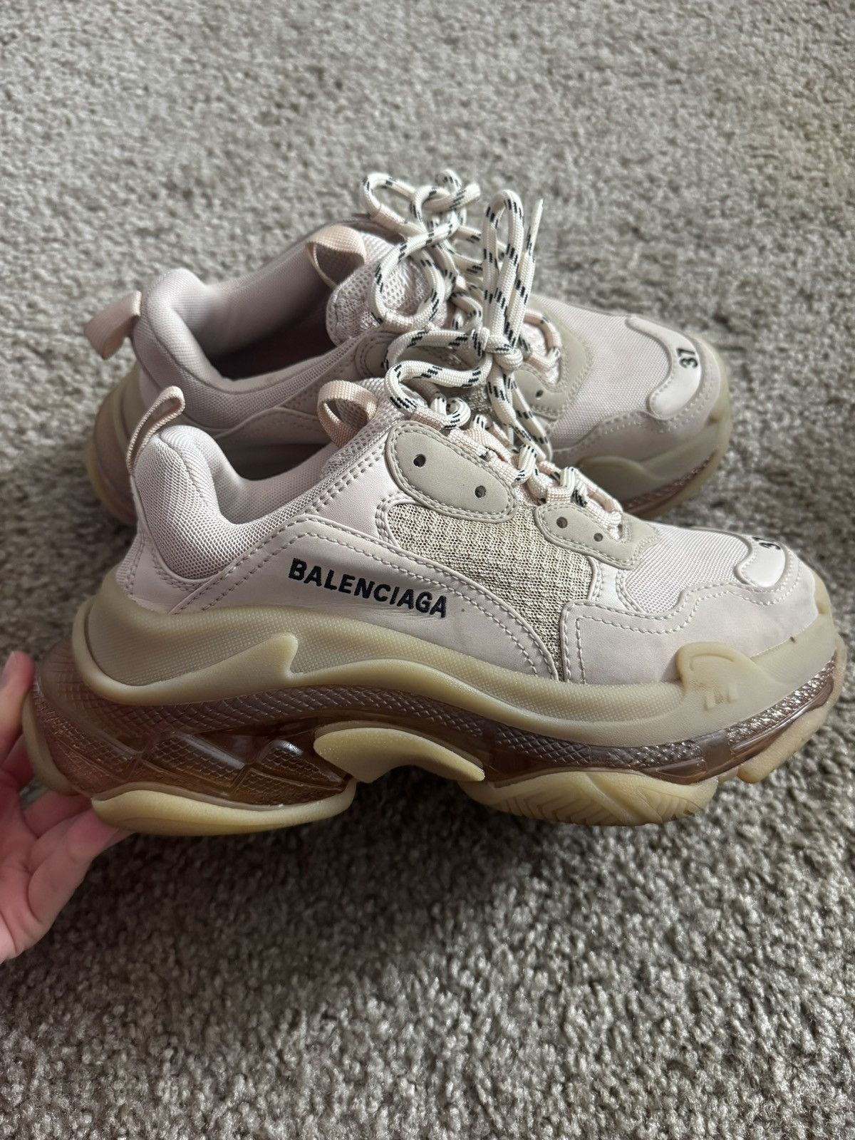 Balenciaga Balenciaga Triple S Loafer Sneakers Size US 6.5 / IT 36.5 - 1 Thumbnail