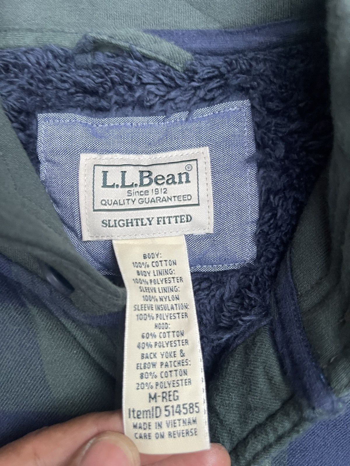 L.L. Bean × Vintage Vintage L.L. Bean Hooded Plaid Fleece-Lined Jacket Size US M / EU 48-50 / 2 - 3 Thumbnail