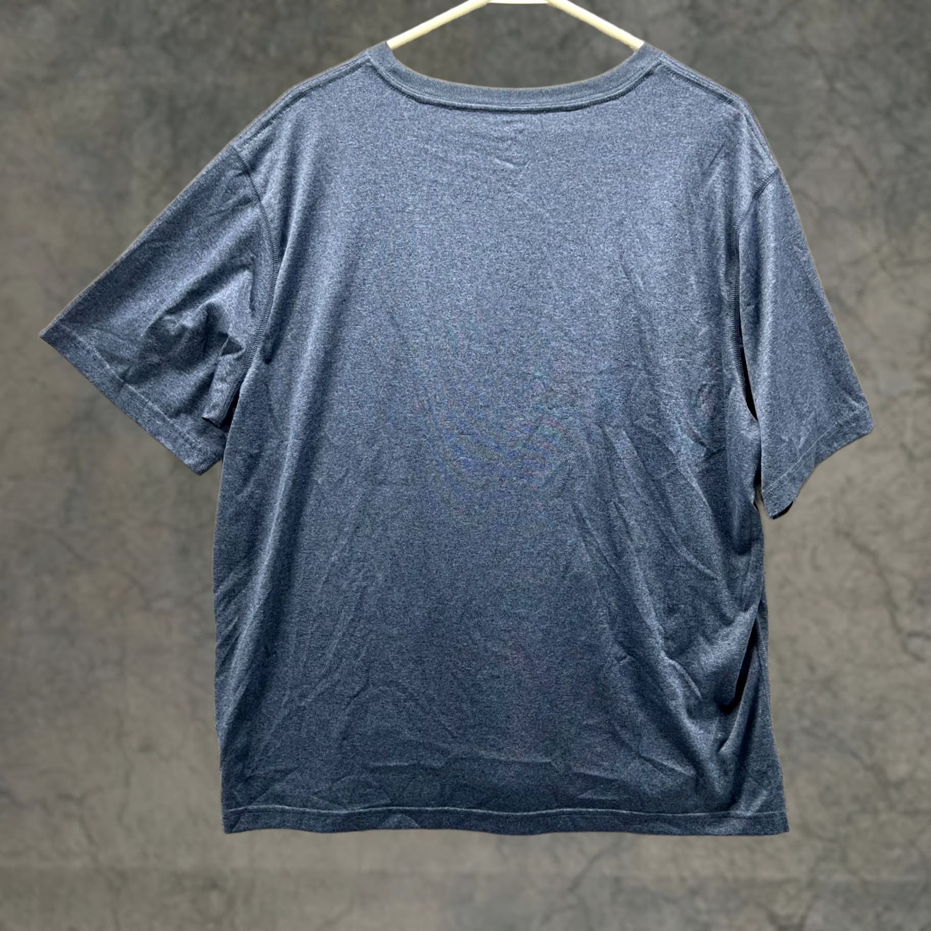Reebok VINTAGE Reebok Shirt Mens Large Blue Crewneck Jersey Heather Tee Active Performance Knit suitable All Seasons 2010-2019 Mens Size US L / EU 52-54 / 3 - 1 Thumbnail
