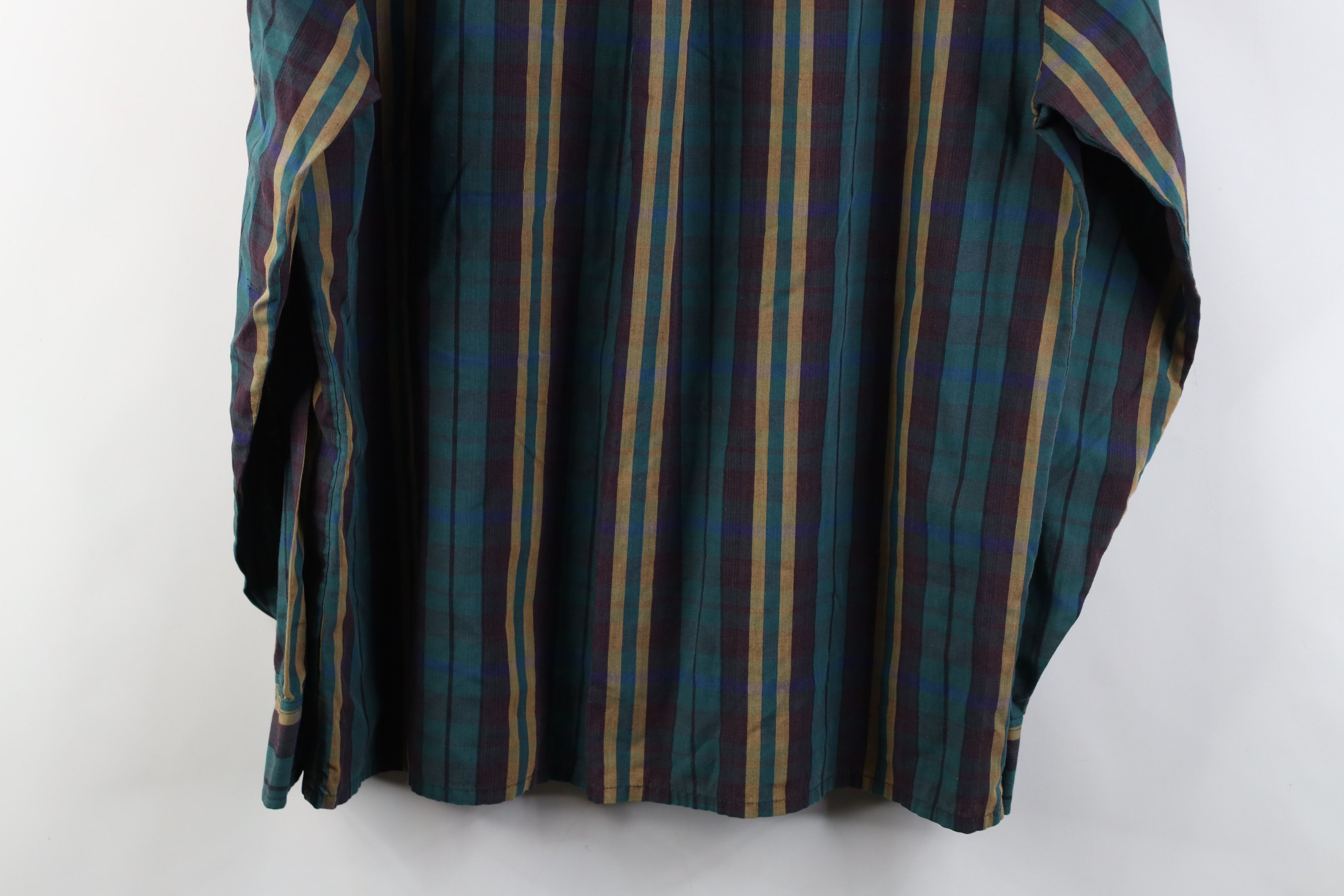 Vintage Vintage 80s 90s Streetwear Collared Button Down Shirt Plaid Size US L / EU 52-54 / 3 - 10 Thumbnail