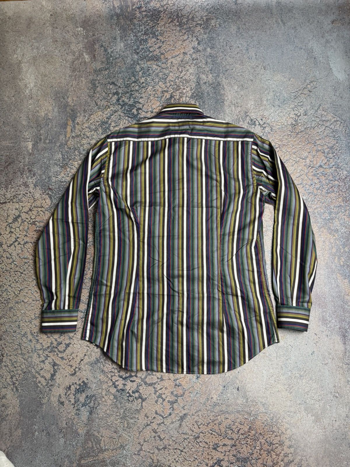 Etro Etro Multicolor Striped Button Down Shirt Italian Size 42 Size US M / EU 48-50 / 2 - 2 Thumbnail
