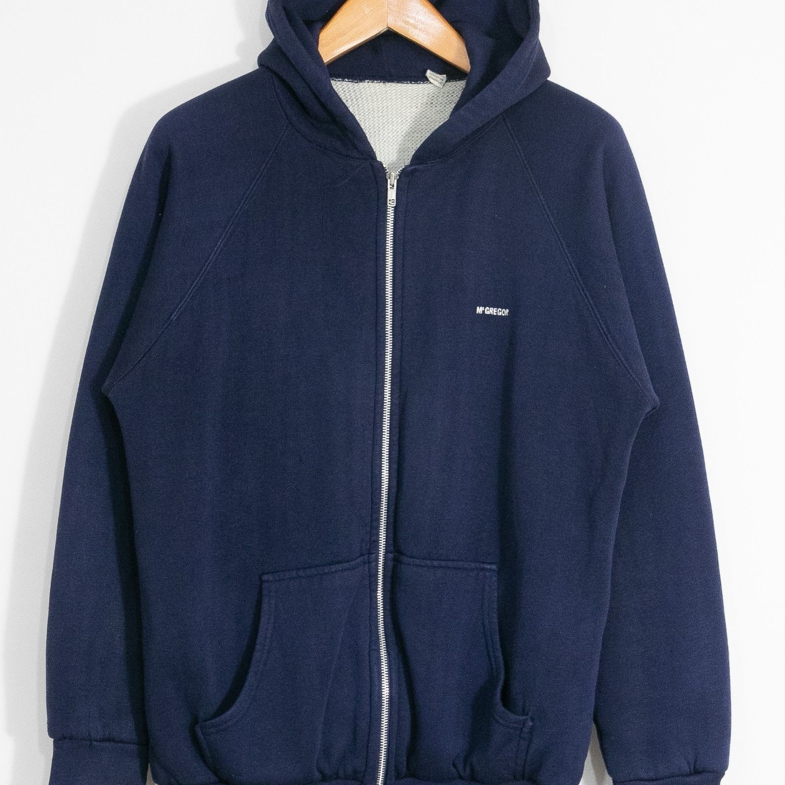 McGregor Vintage 90s McGregor Zip Up Thermal Hoodie Large Distressed Size US L / EU 52-54 / 3 - 2 Thumbnail