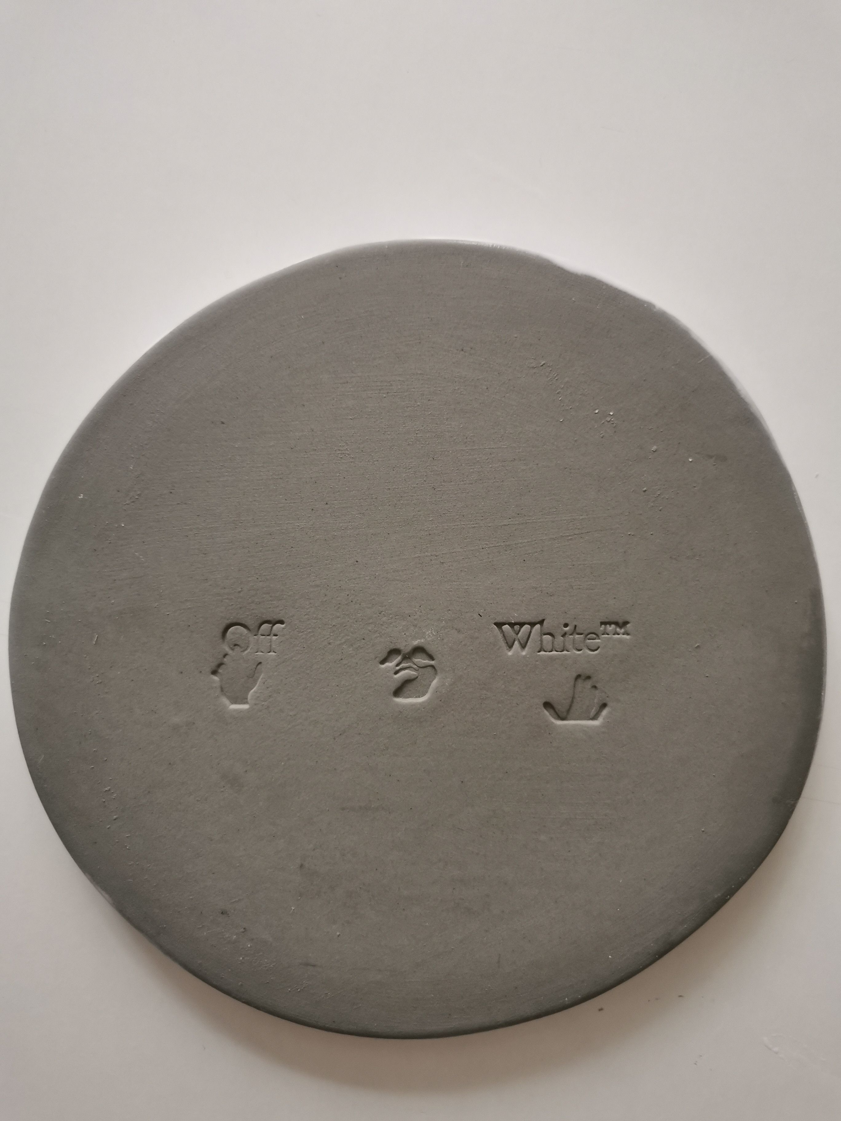 Off-White Off white stoneware plate Size ONE SIZE - 2 Thumbnail