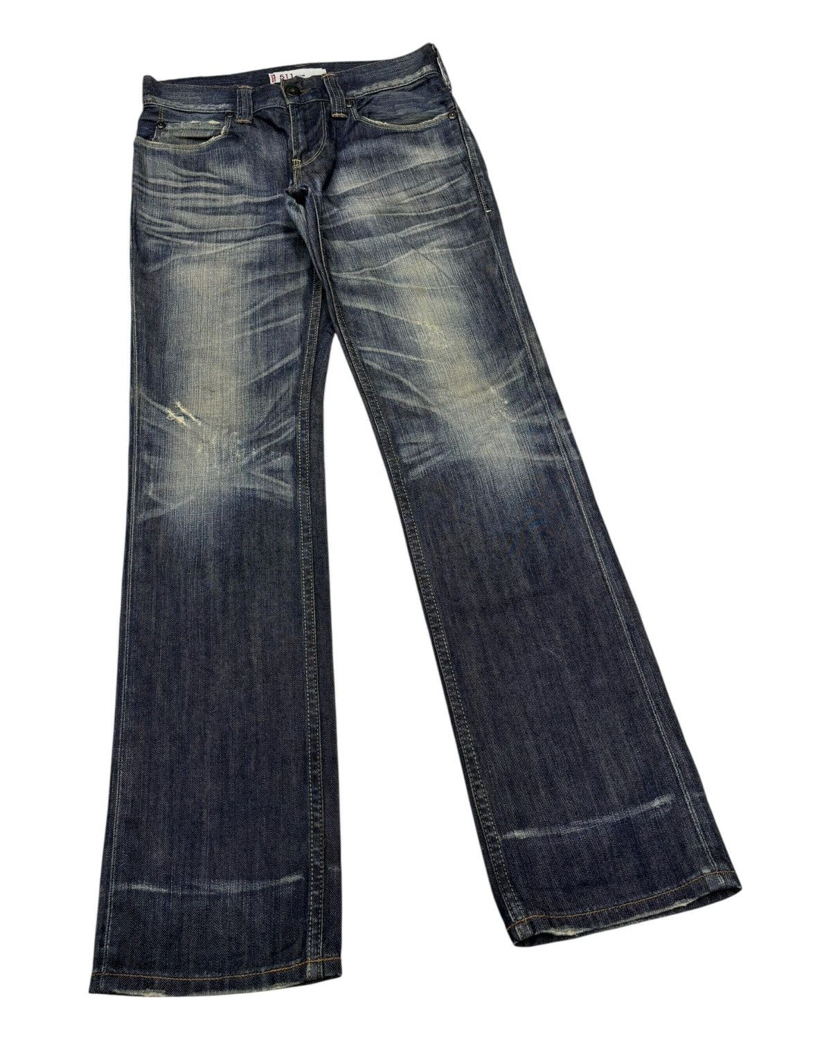 Engineered Garments × Levi's Vintage Levis 511 Distressed Denim Jeans Size US 31 - 3 Thumbnail