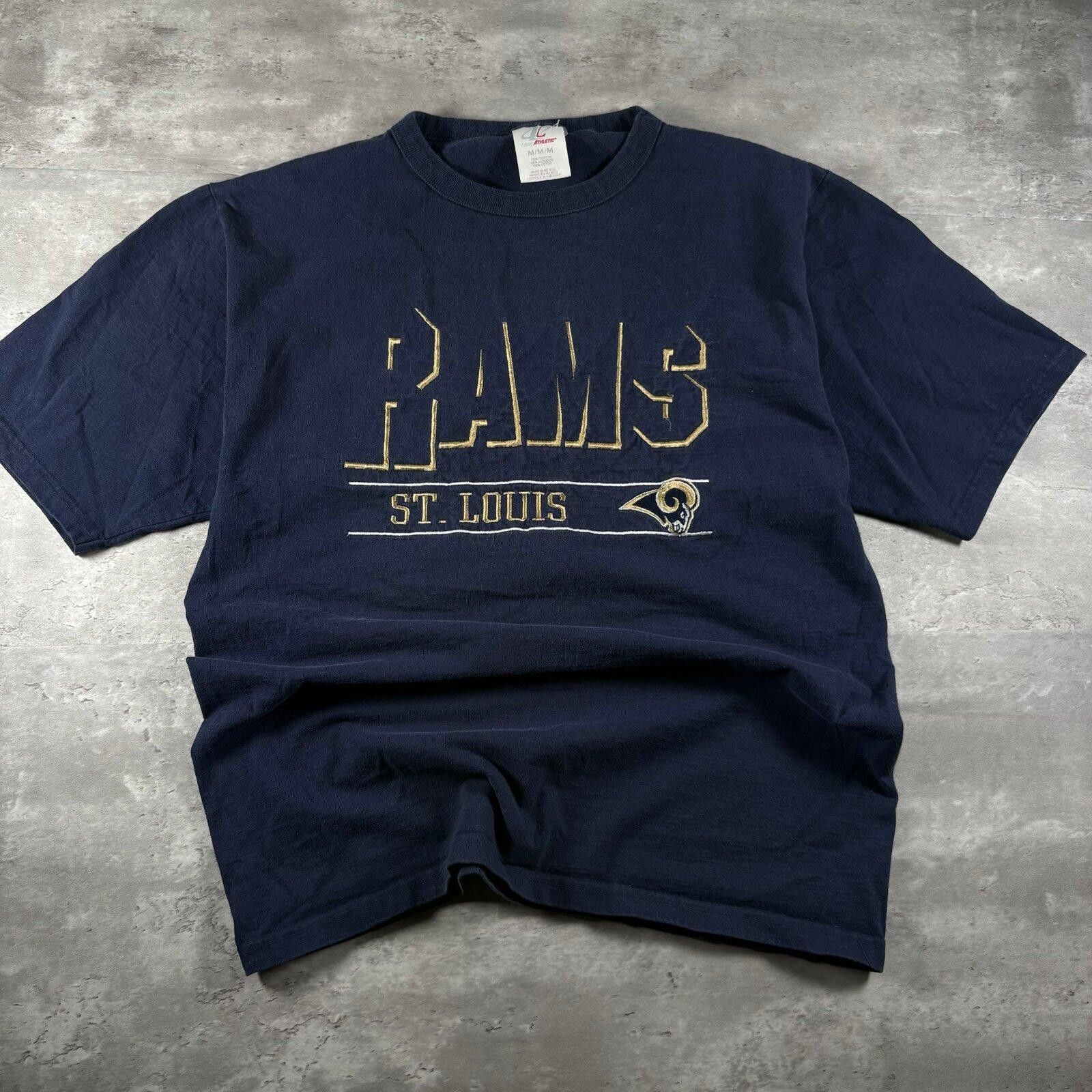 Logo Athletic Vintage 90s St. Louis Rams T-shirt Size US L / EU 52-54 / 3 - 1 Thumbnail
