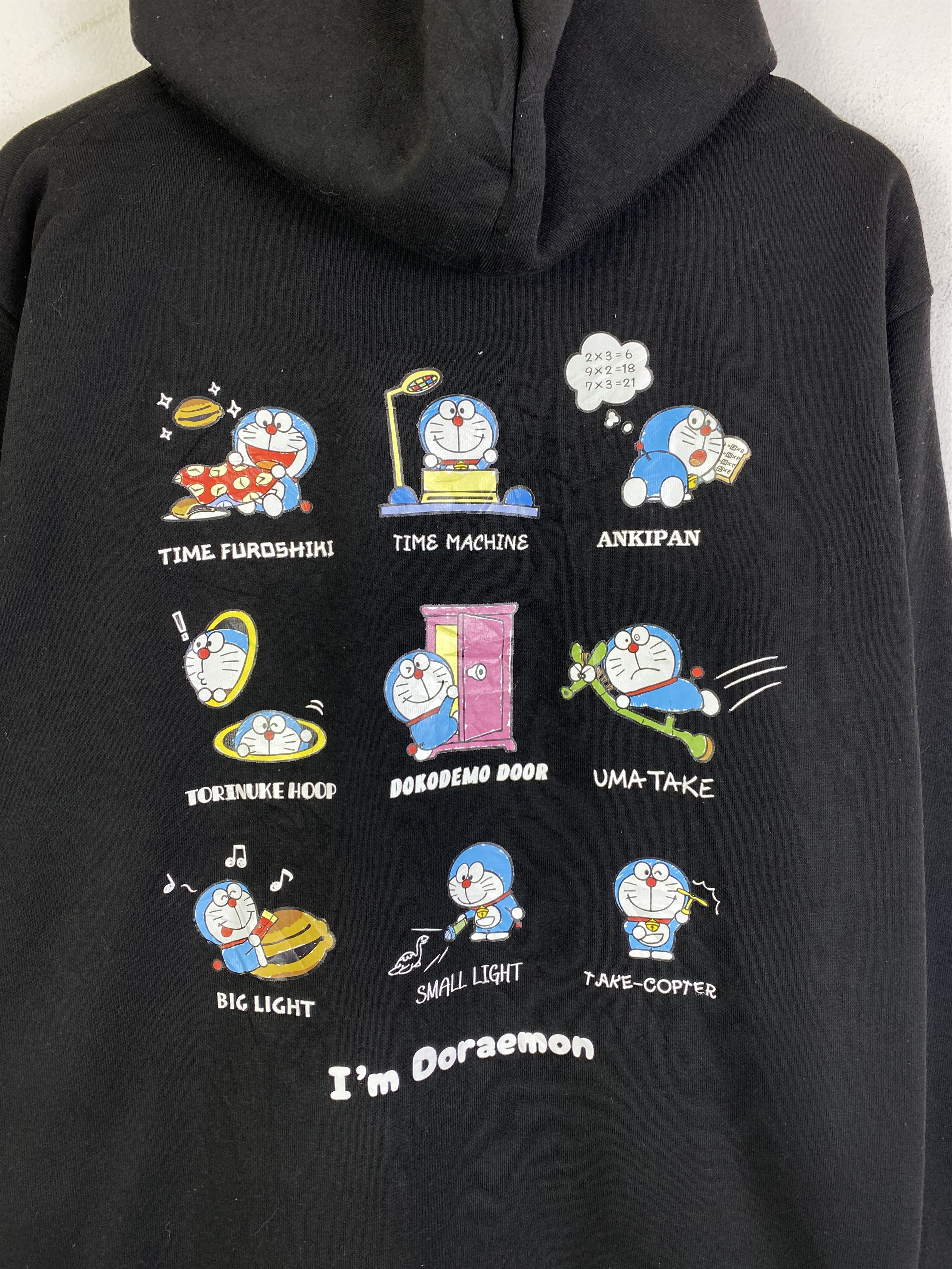 Anime Vintage Doraemon Pullover Hoodie SH0306 Size US XL / EU 56 / 4 - 14 Thumbnail