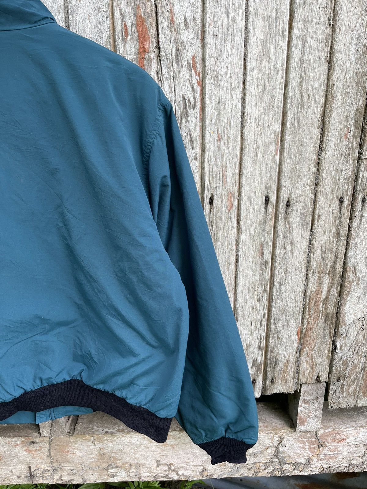 L.L. Bean Vintage L.L. Bean Teal Warm-Up Jacket – Fleece Lined 90s Size US M / EU 48-50 / 2 - 10 Thumbnail