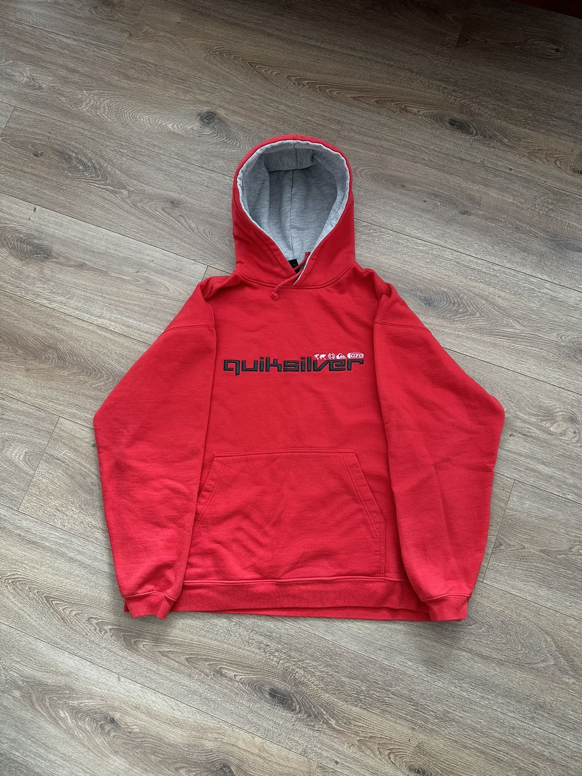 Quiksilver 🔥VINTAGE QUIKSILVER SURF BIG CENTRE LOGO HOODIE🔥 Size US L / EU 52-54 / 3 - 1 Thumbnail