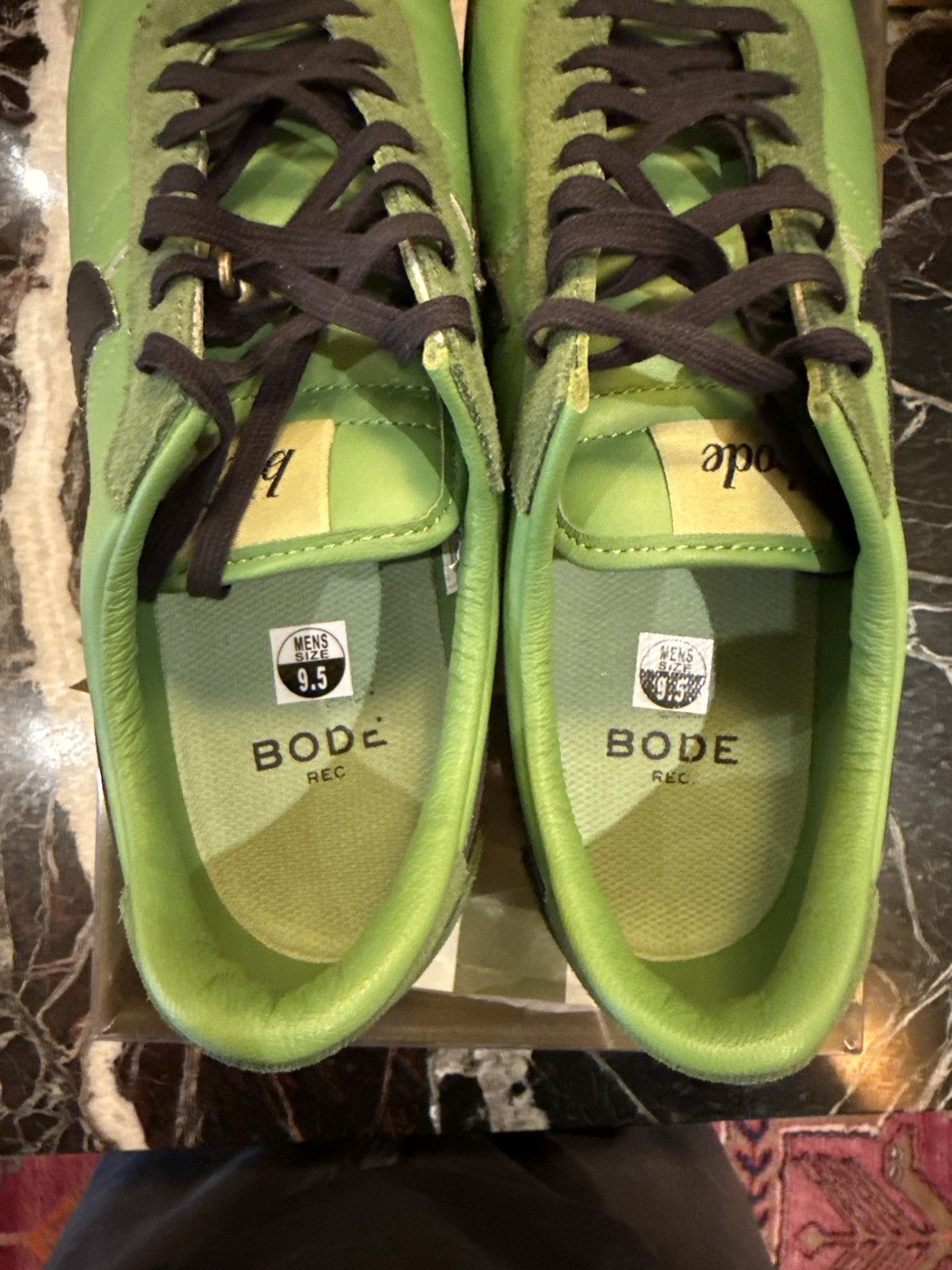 Bode × Nike Bode Green Astrograbbers Size US 9.5 / EU 42-43 - 3 Thumbnail