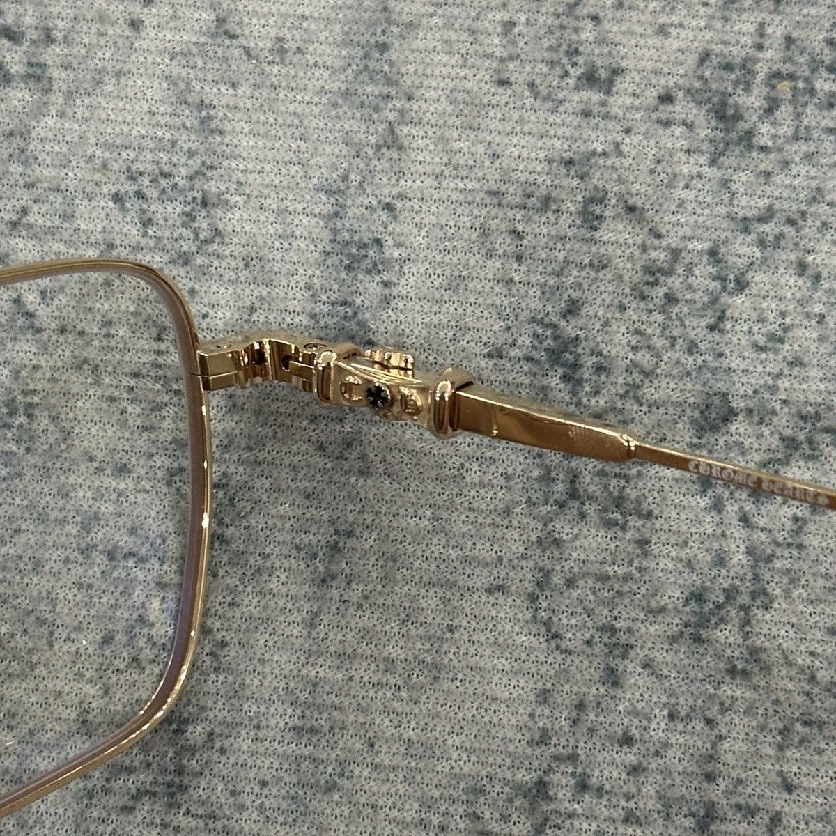 Chrome Hearts CHROME HEARTS MAGNUM II BORDELLO GOLD PLATED EYEGLASSES Size ONE SIZE - 7 Thumbnail